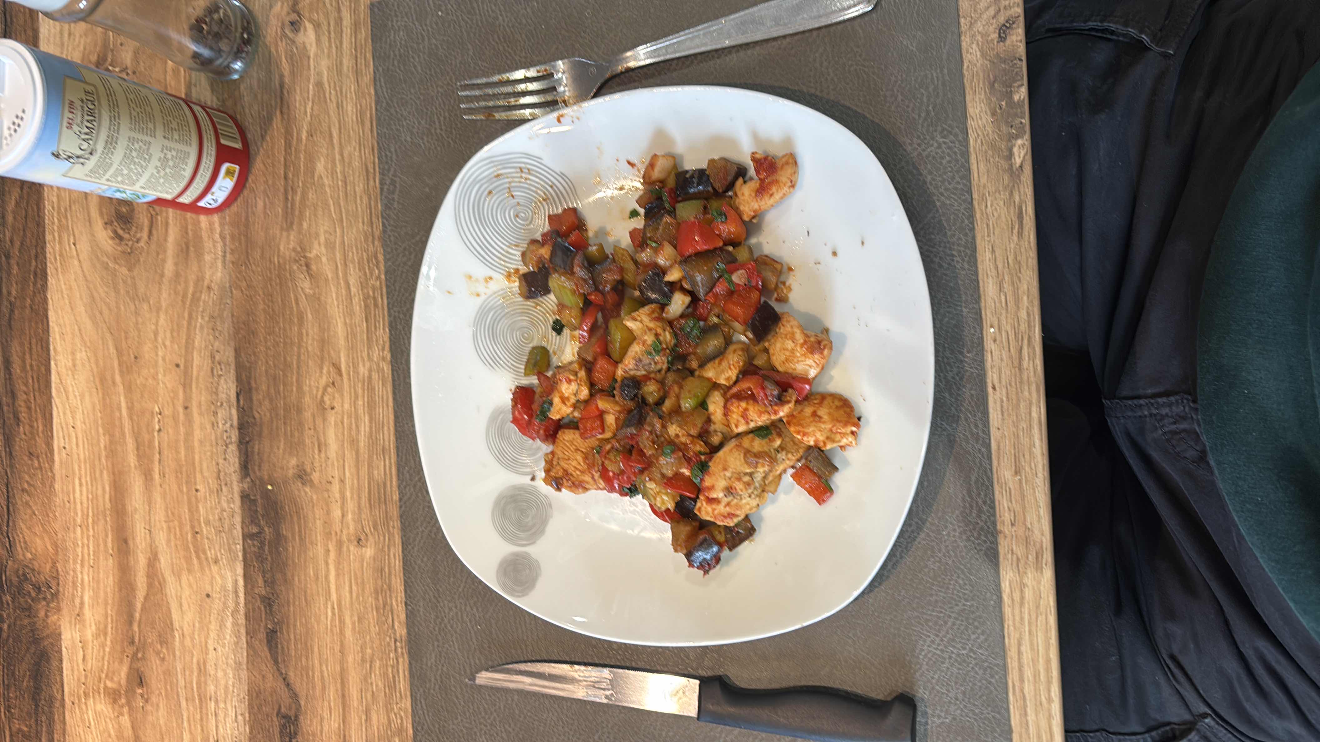 Poulet aux légumes