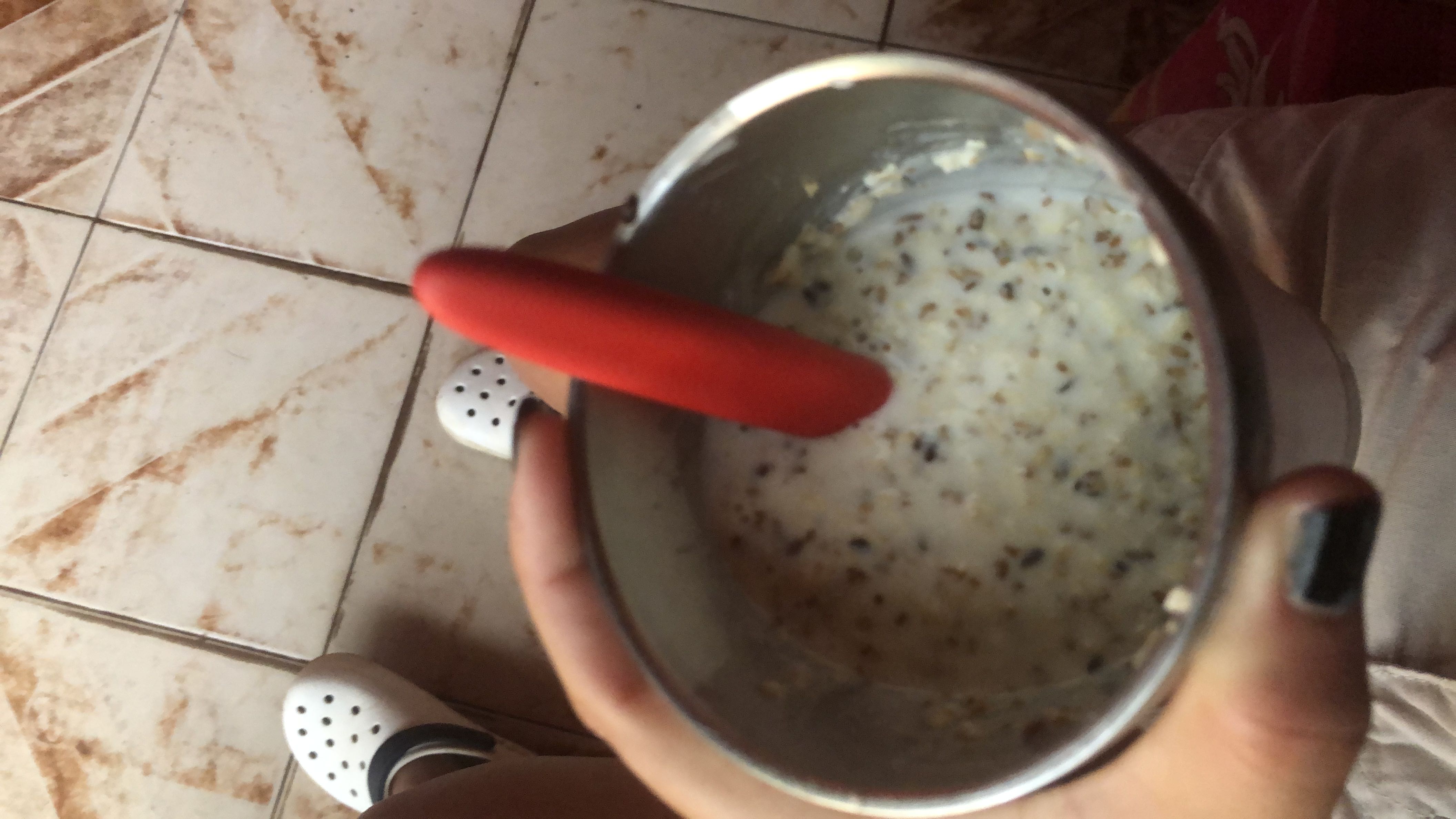 Avena con semillas