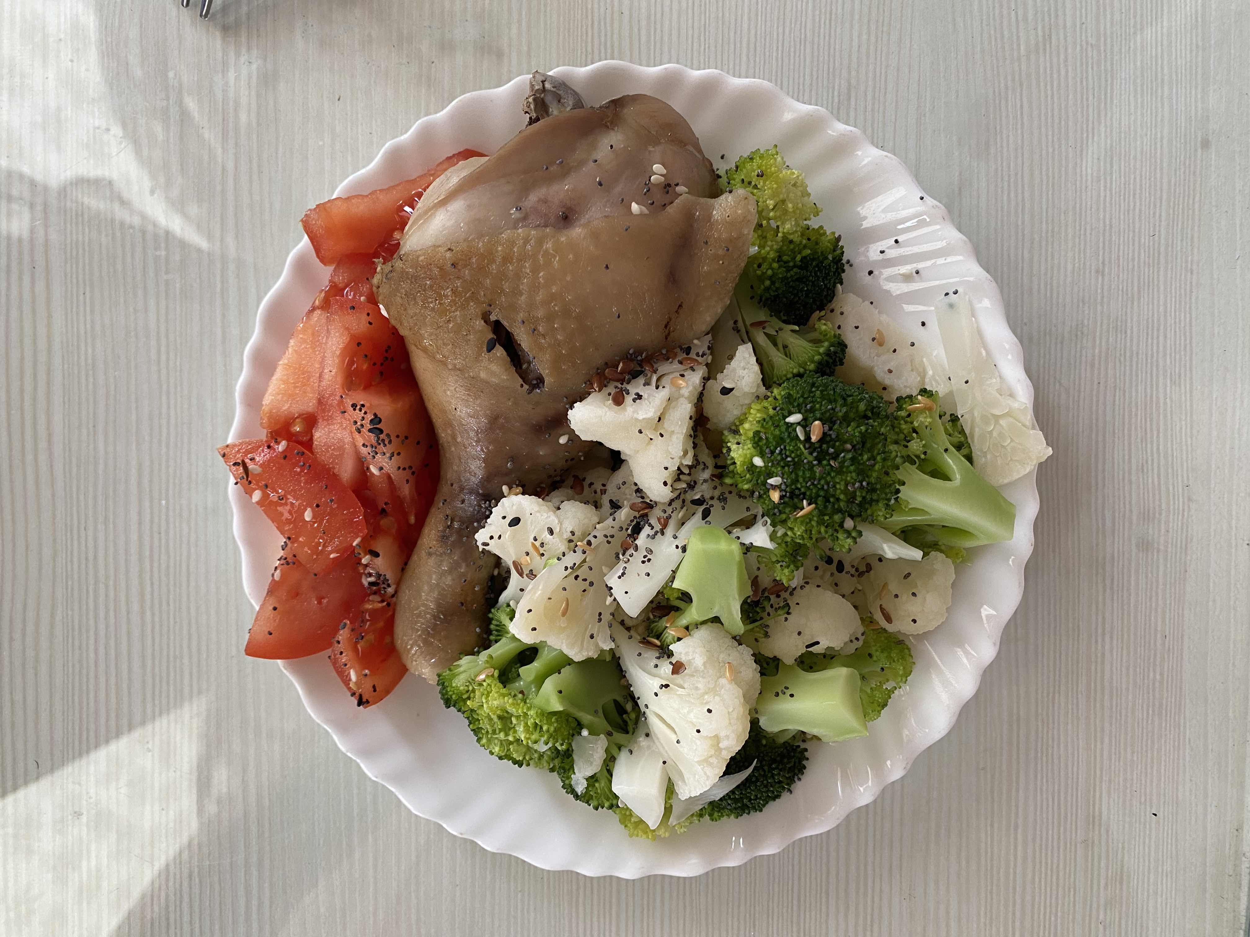 Курица с овощами