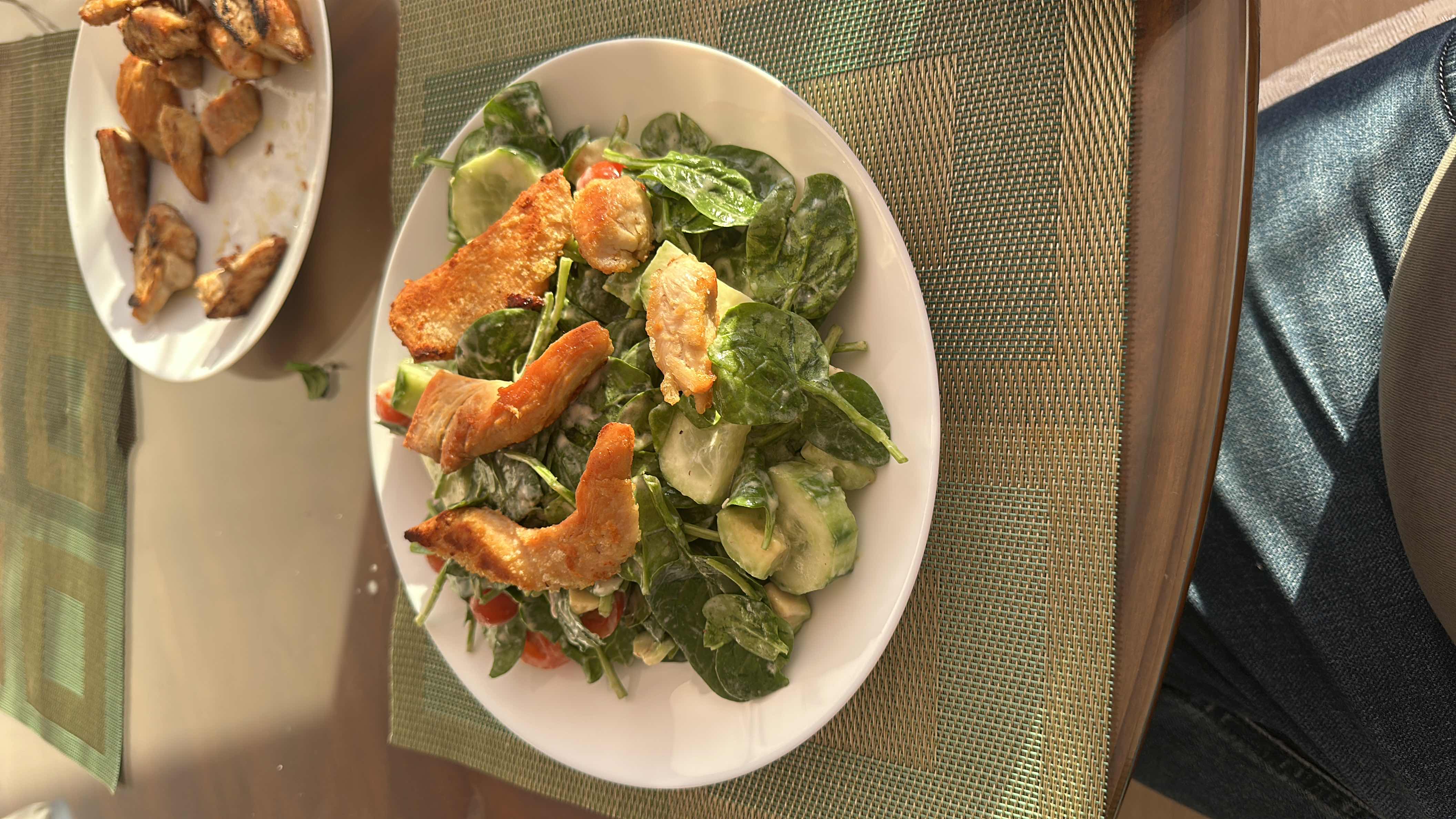 Chicken Spinach Salad