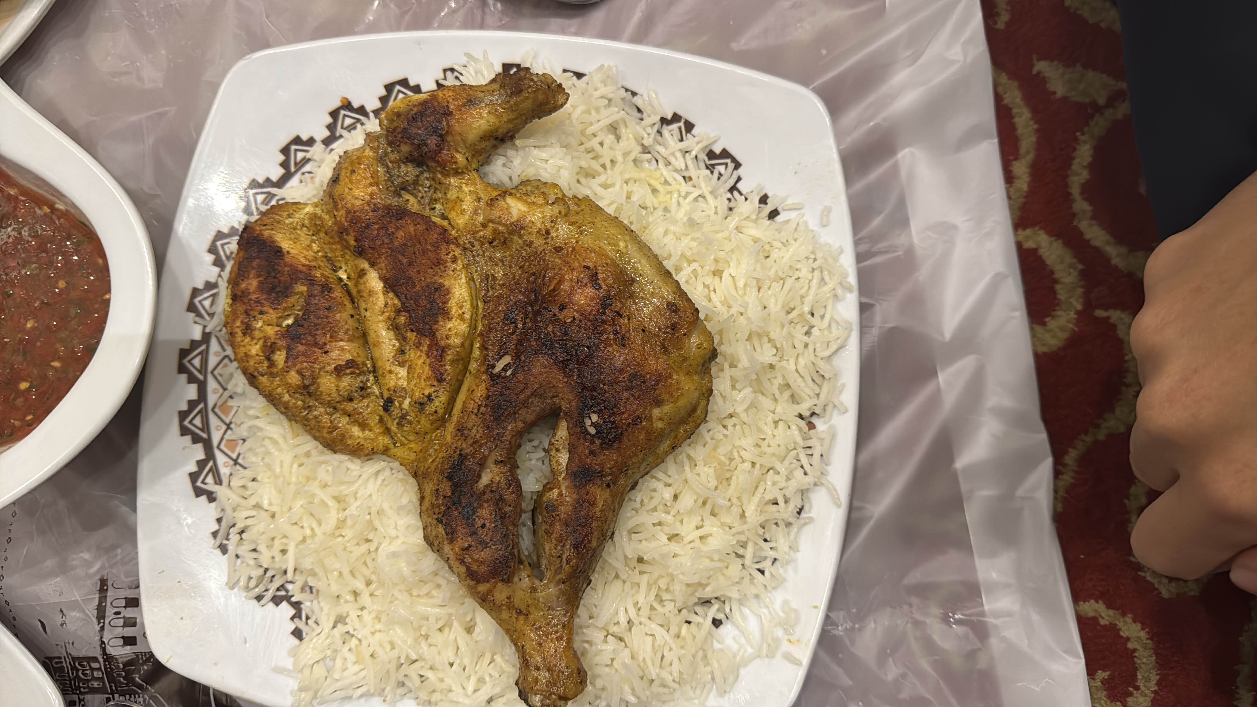 Grilled Chicken with Rice