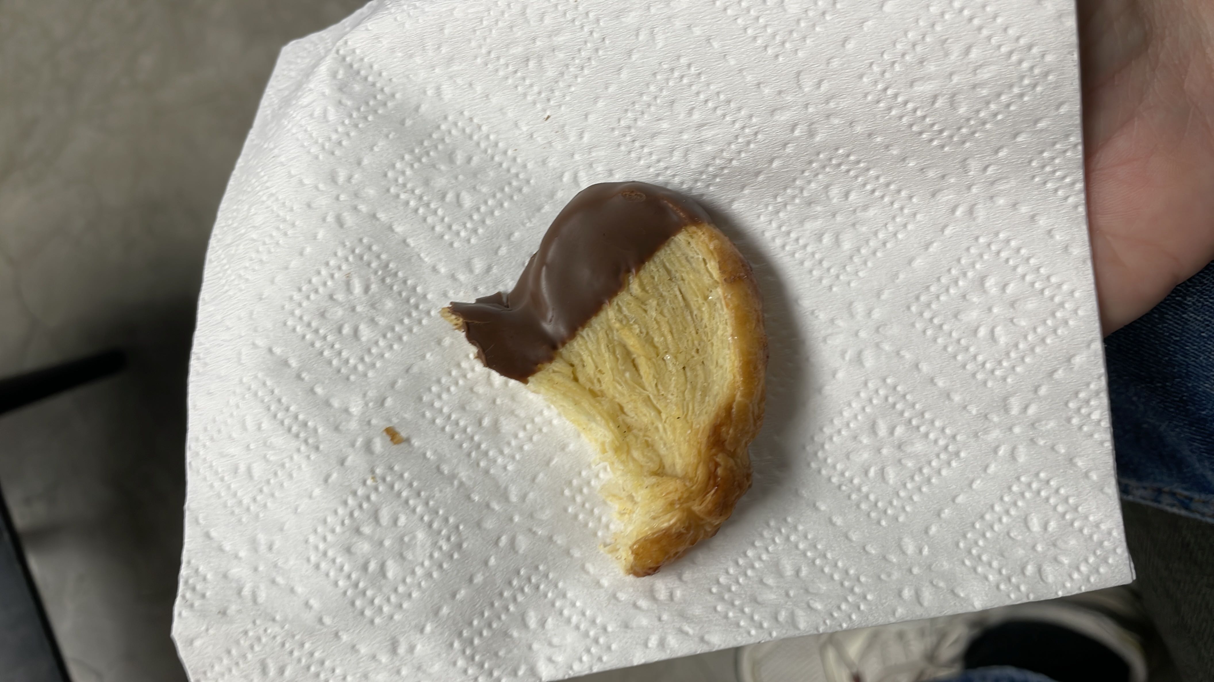 Palmera con chocolate