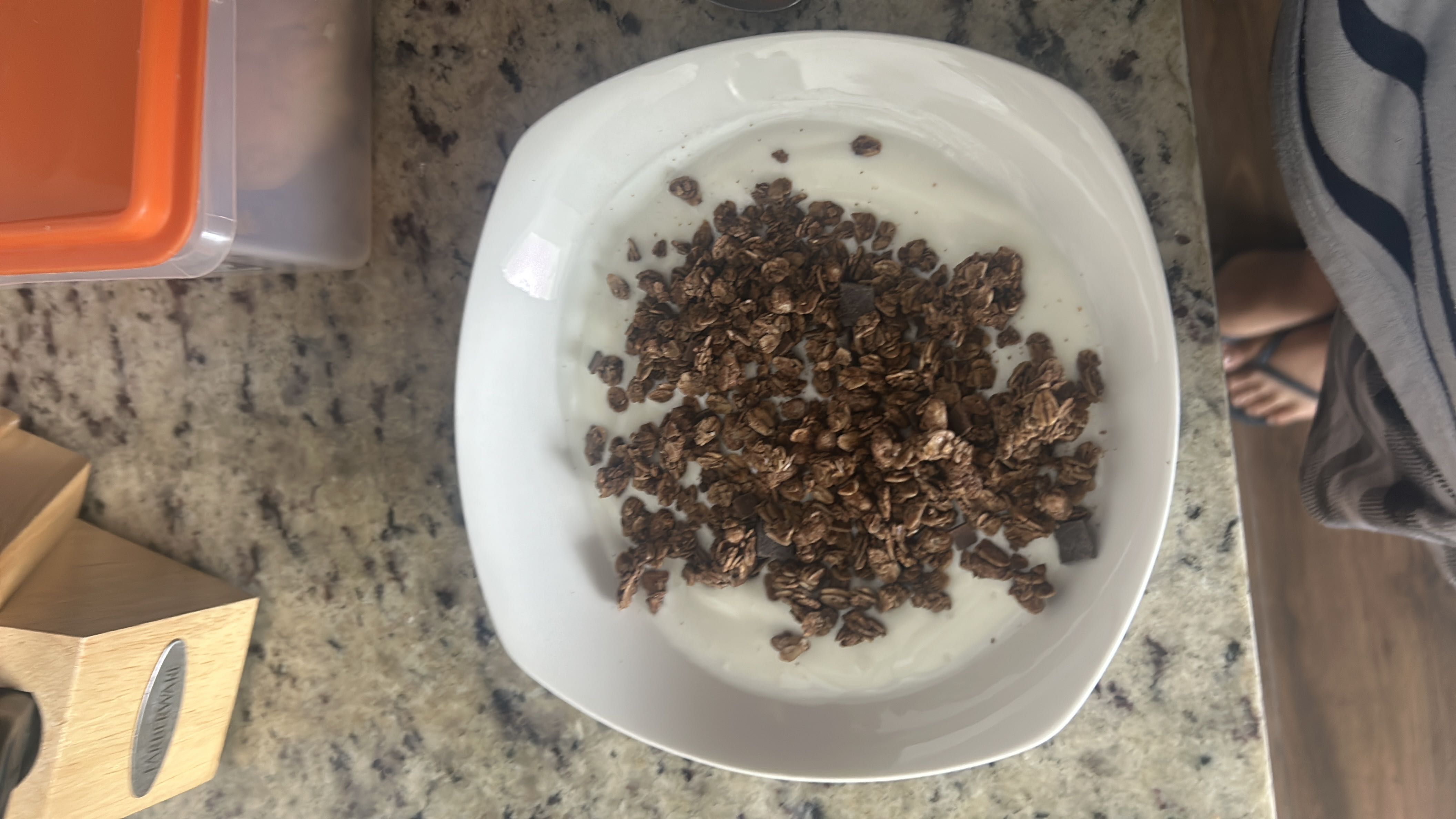 Yogur con granola