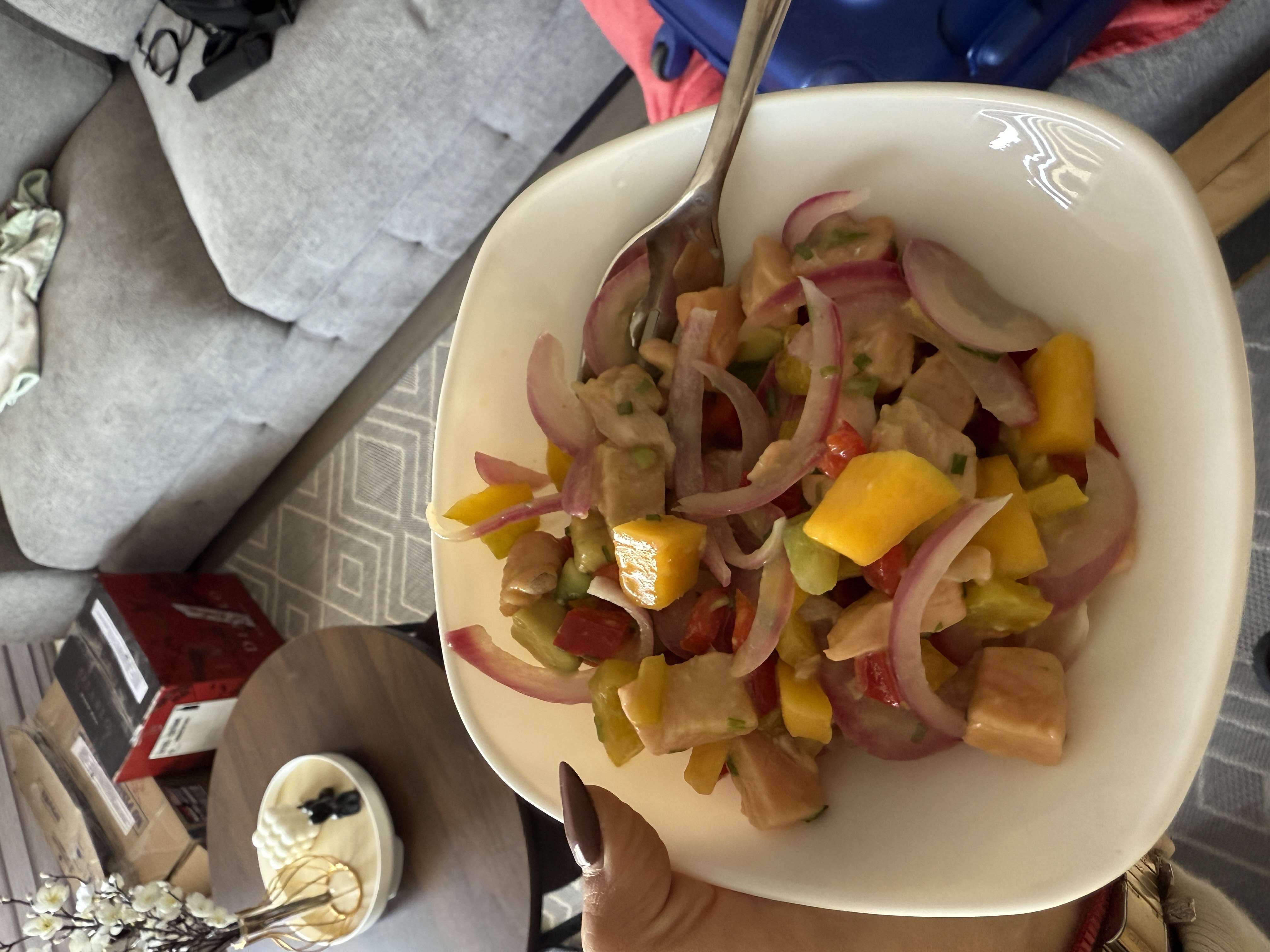 Ceviche de salmón