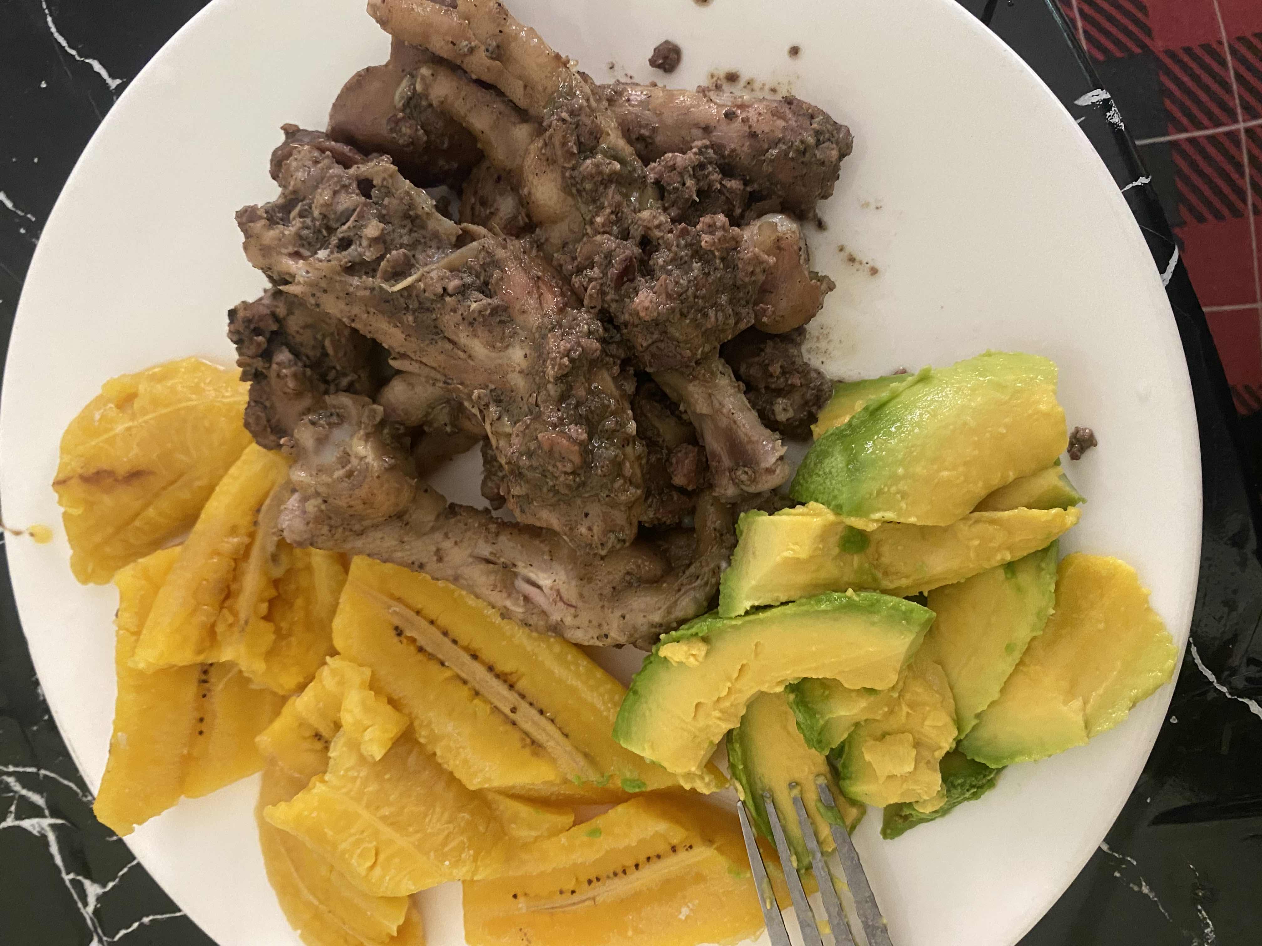 Chicken Feet with Plantain