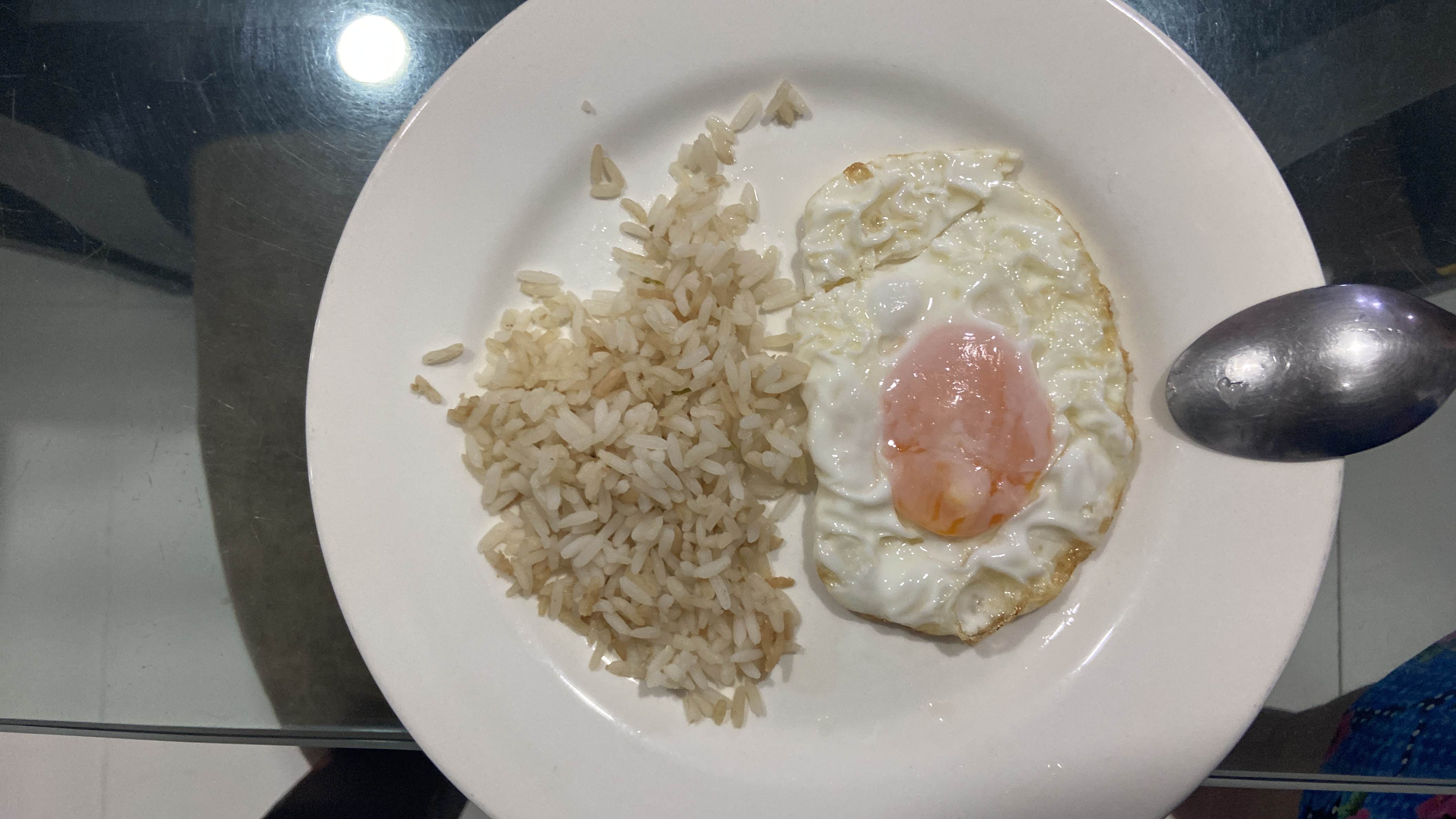 Fried Egg with Rice