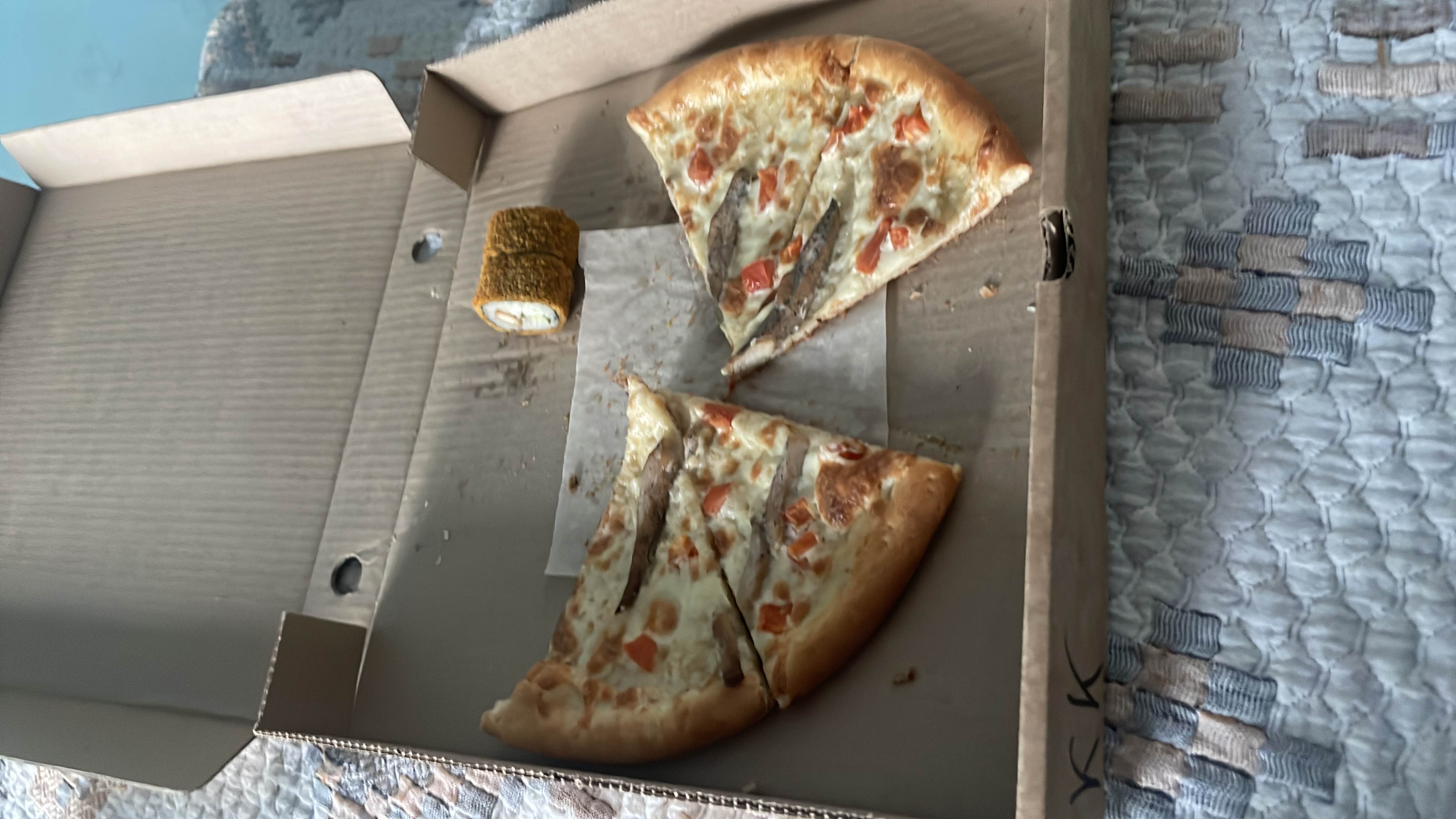 Пицца с курицей