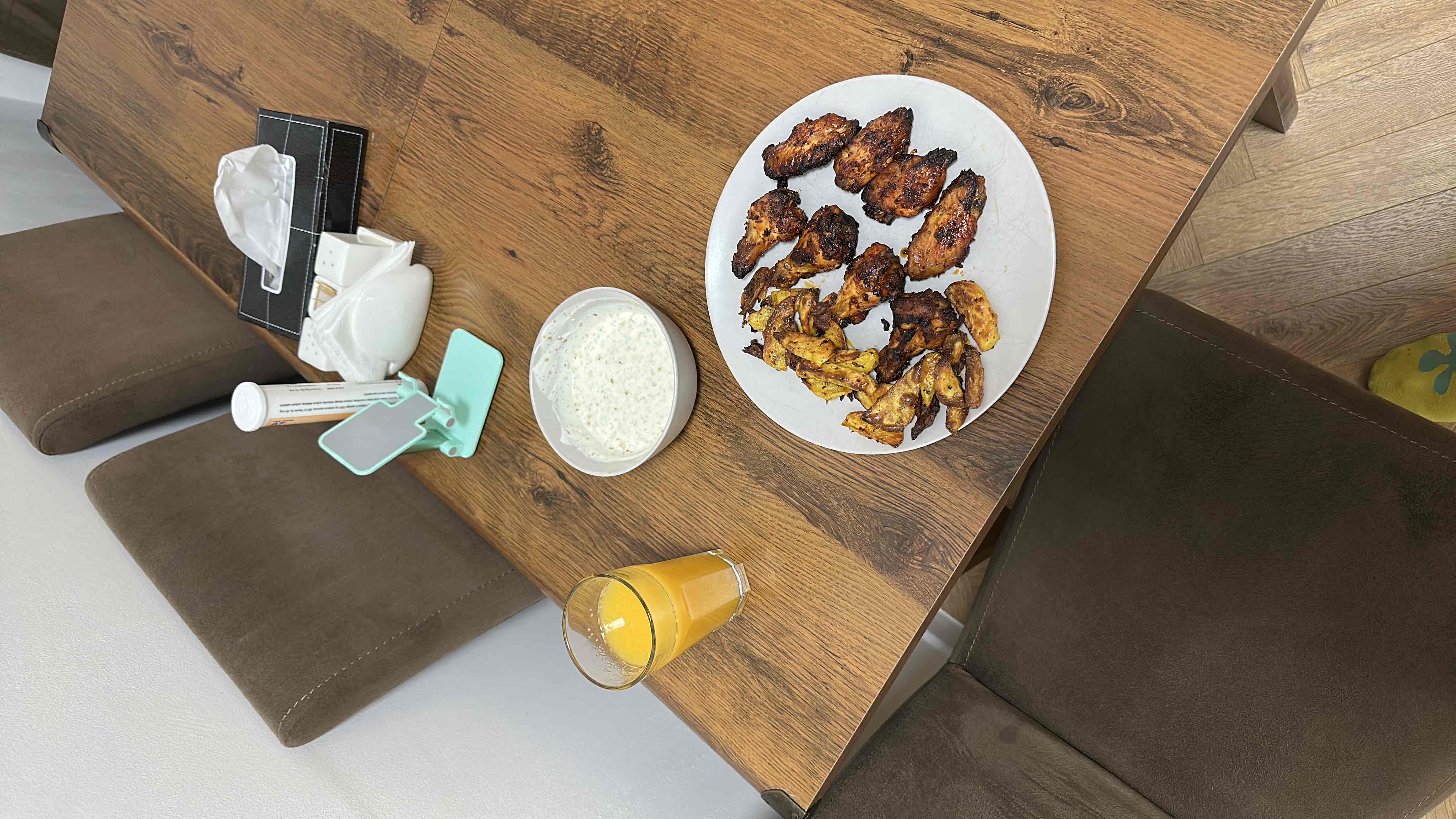 Grilled Chicken with Fries