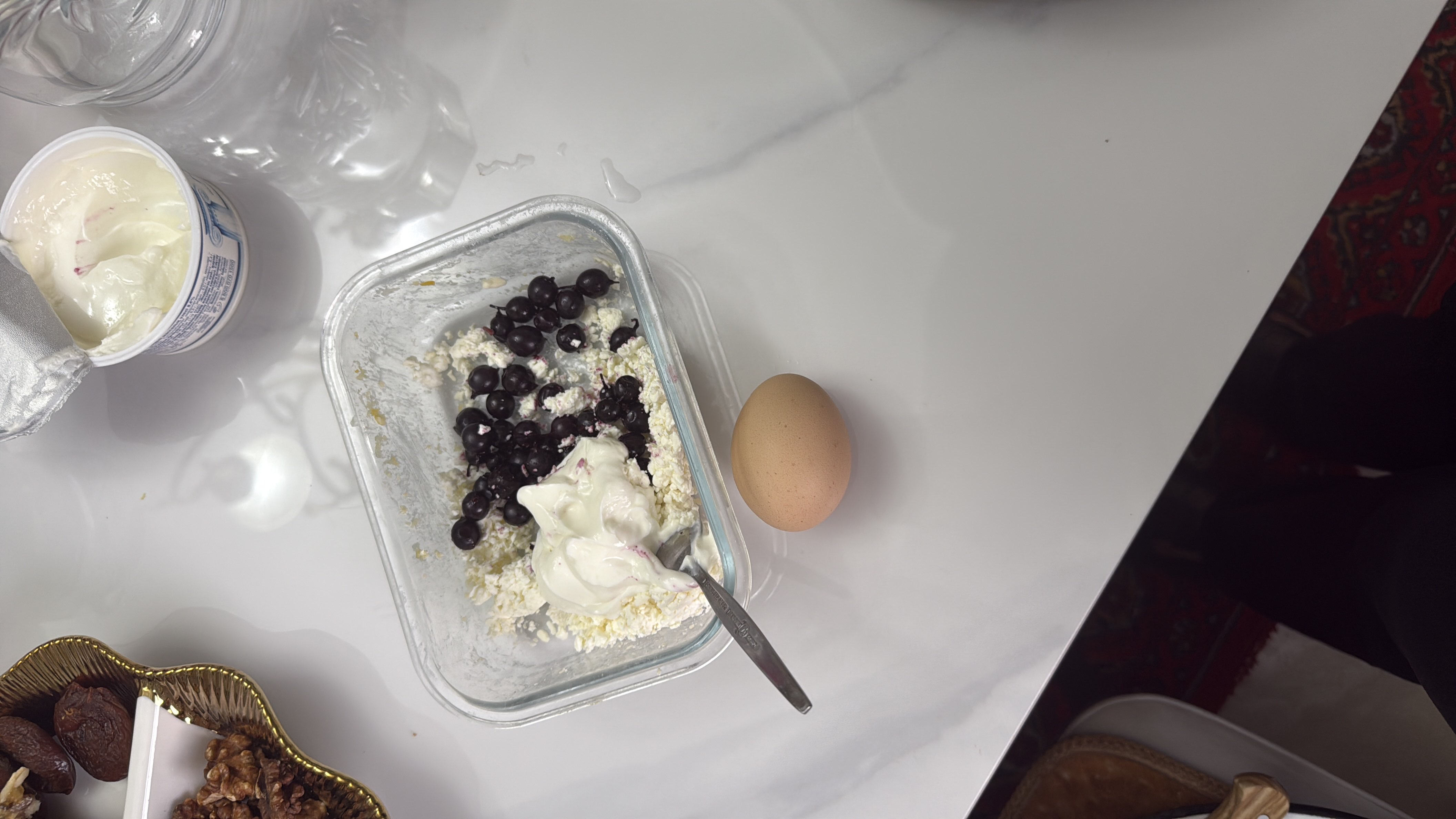 Творог с ягодами