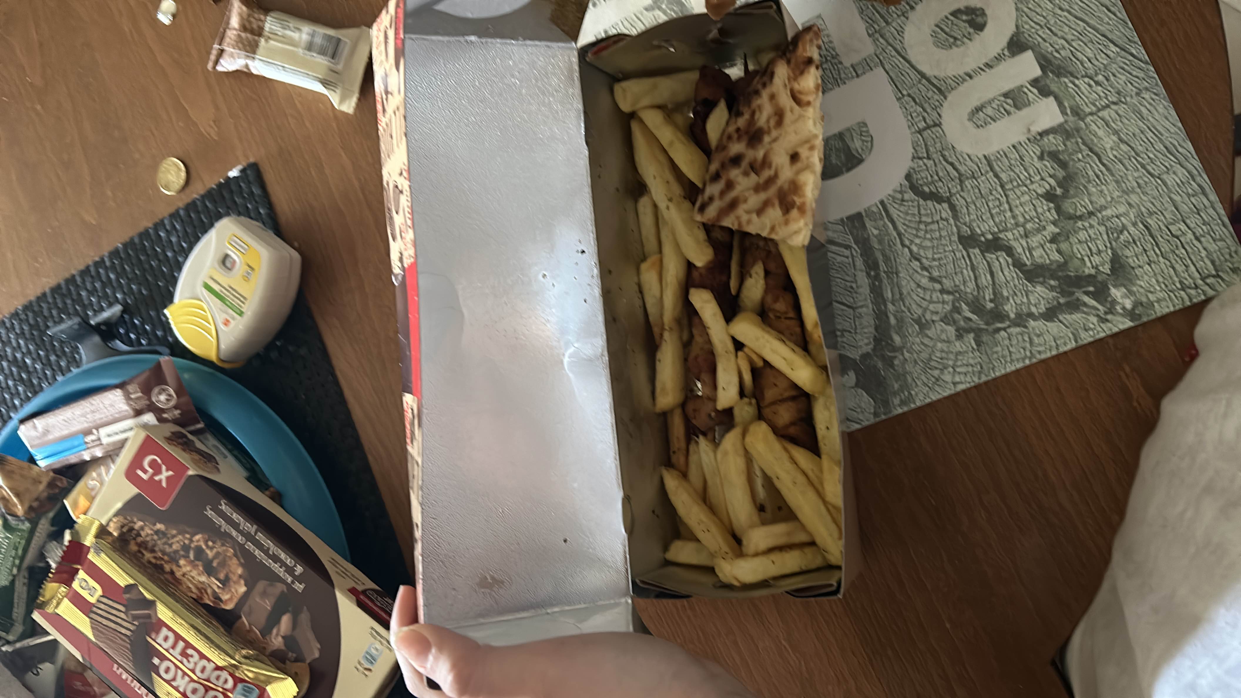 Σουβλάκι με πατάτες