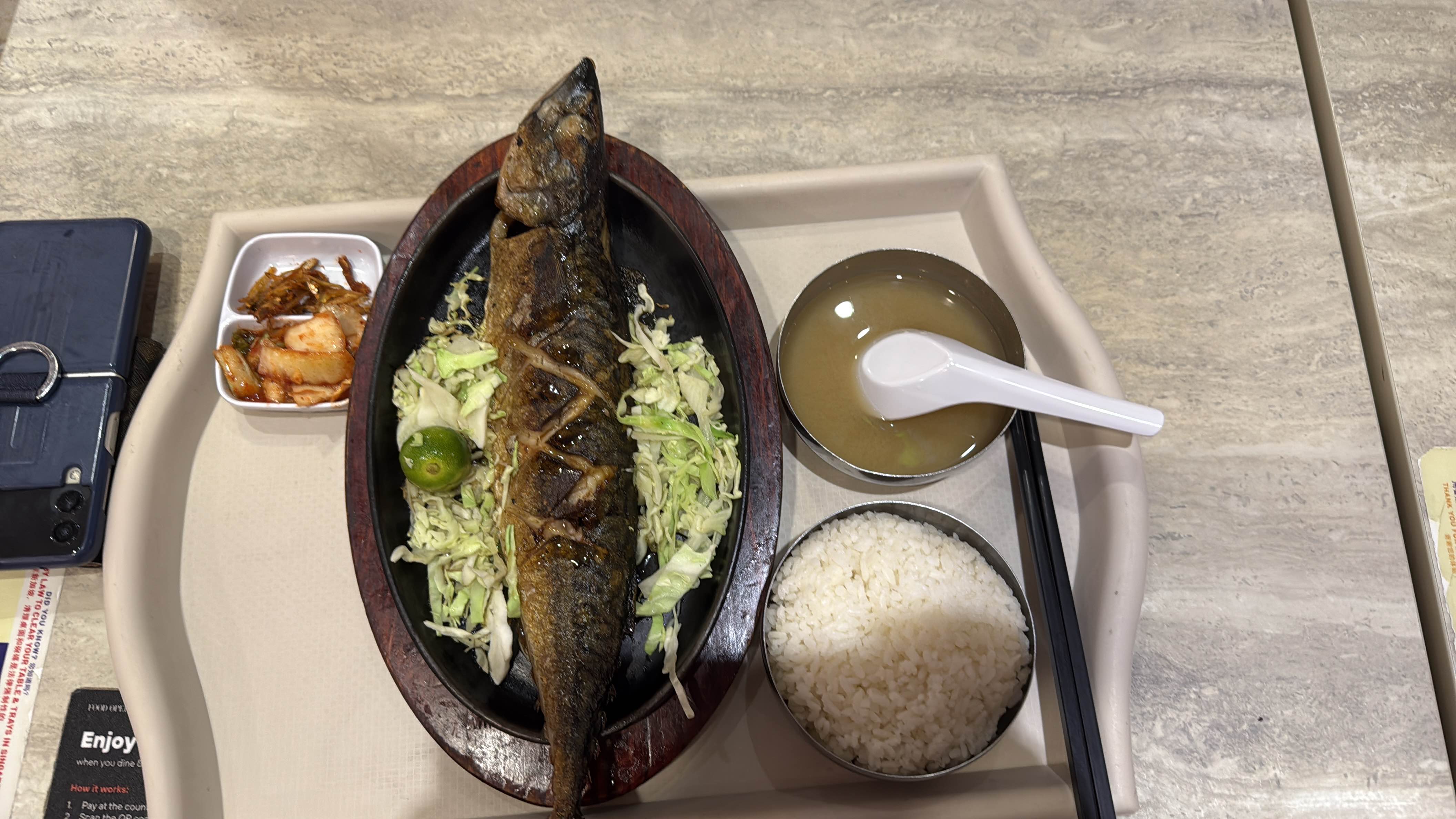 Grilled Mackerel Set