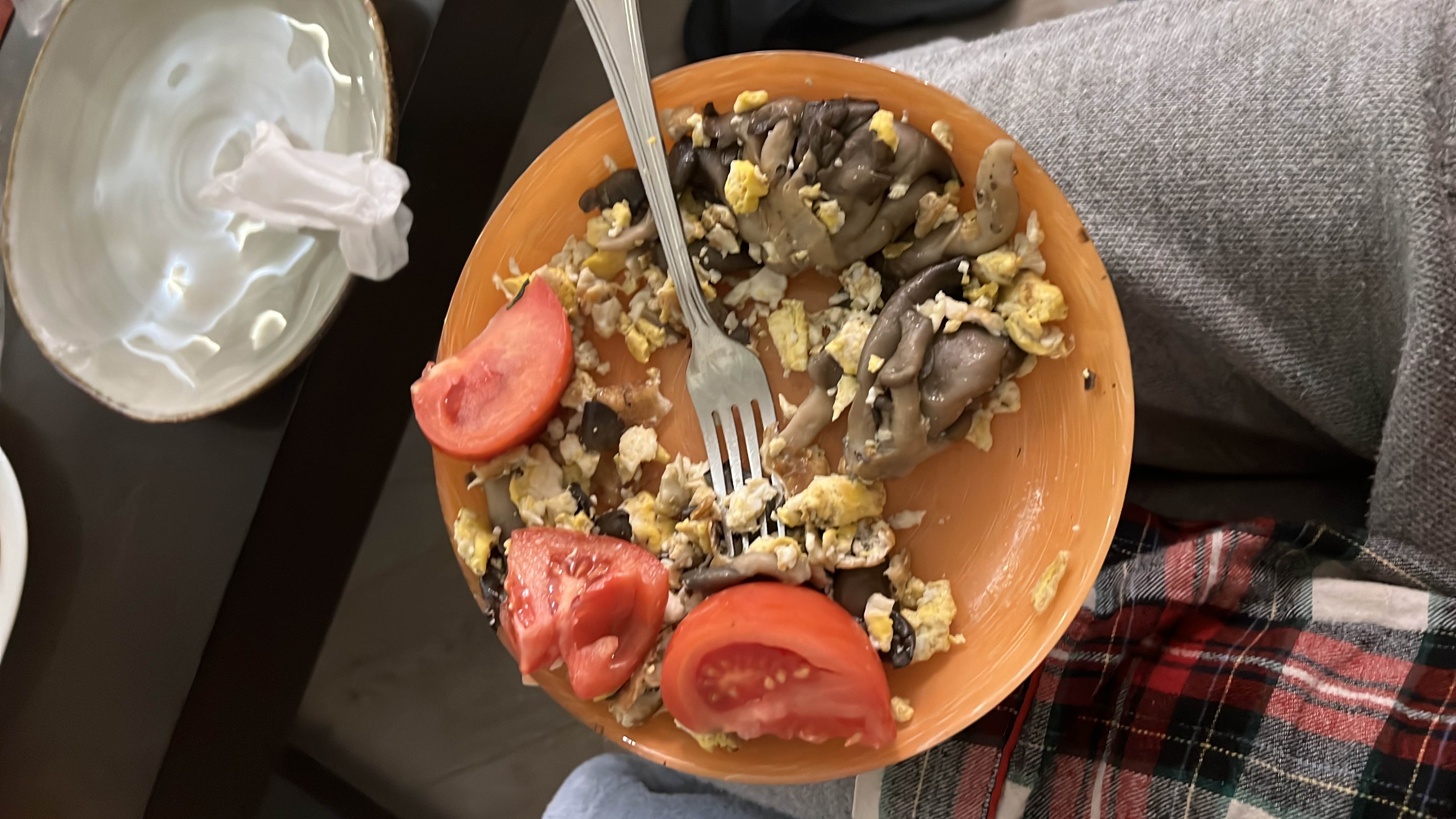 Scrambled Eggs with Mushrooms