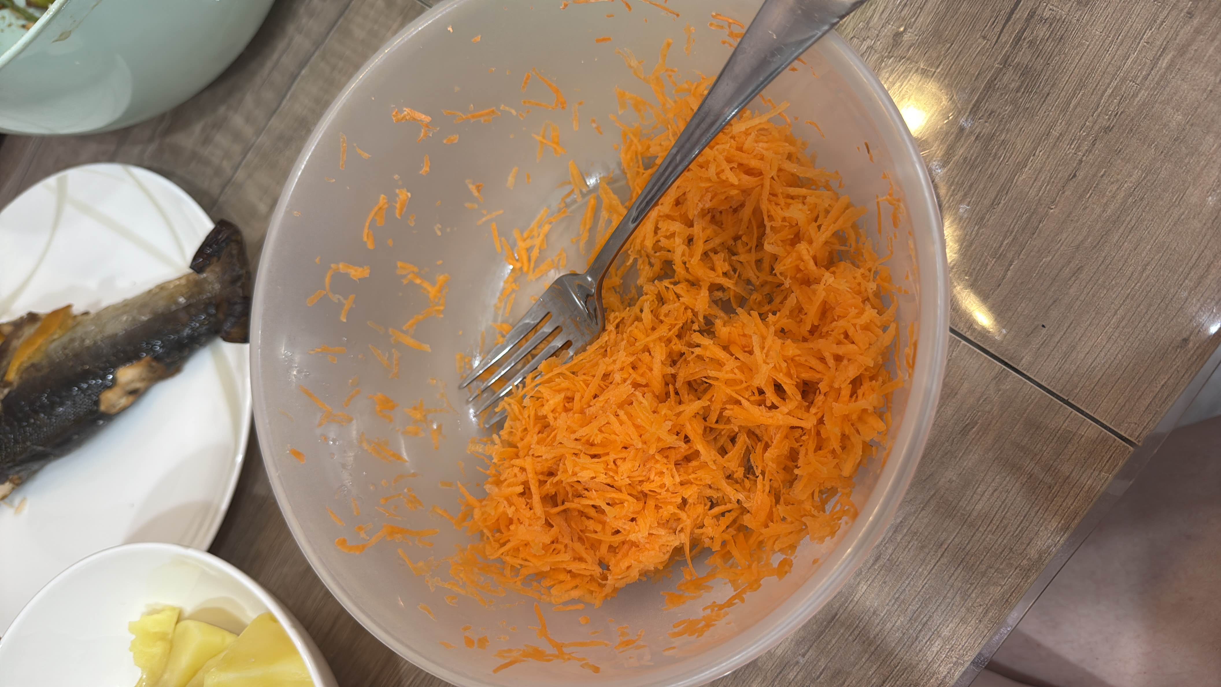 Тертая морковь