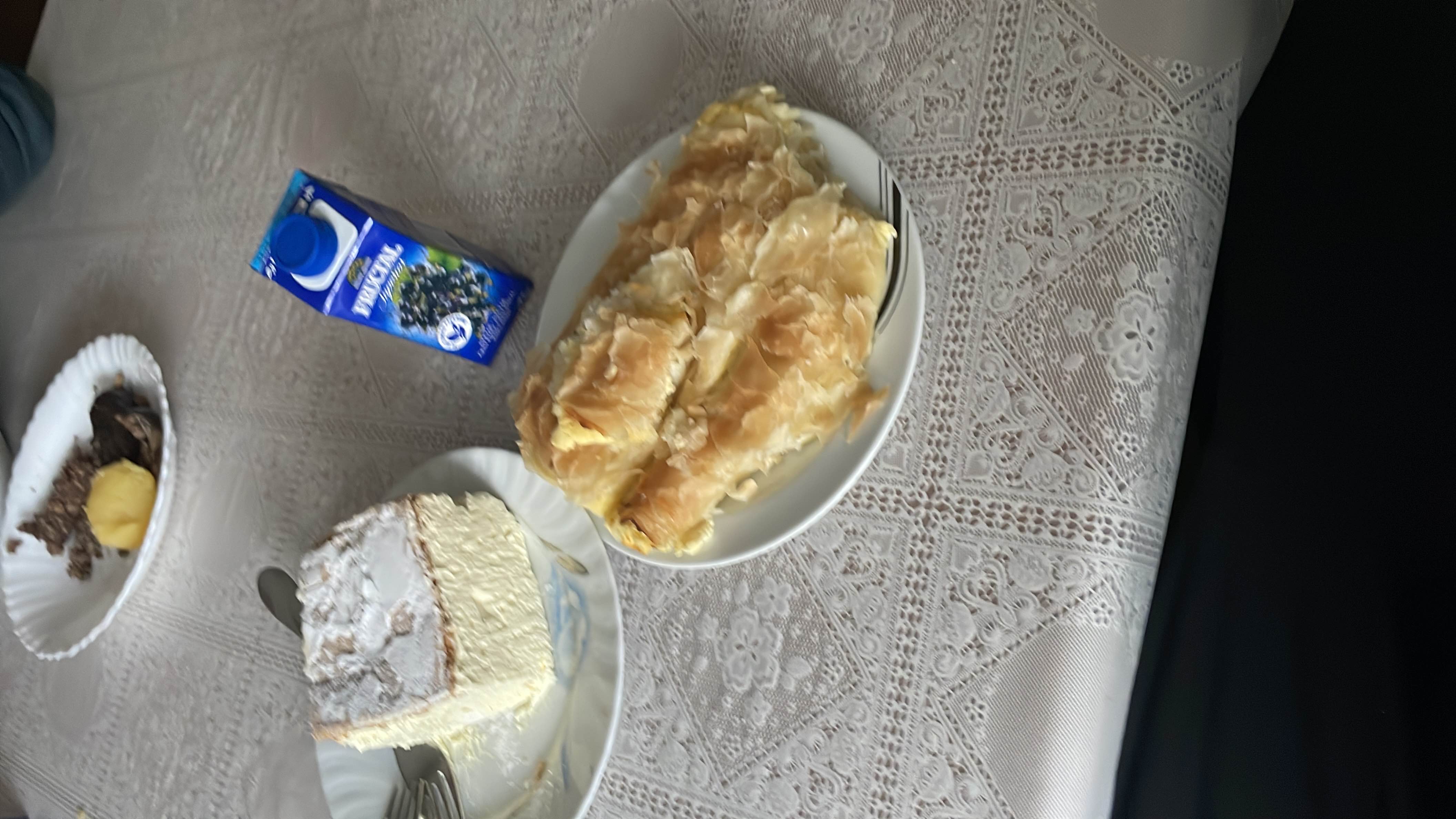 Pastry and Cream Cake