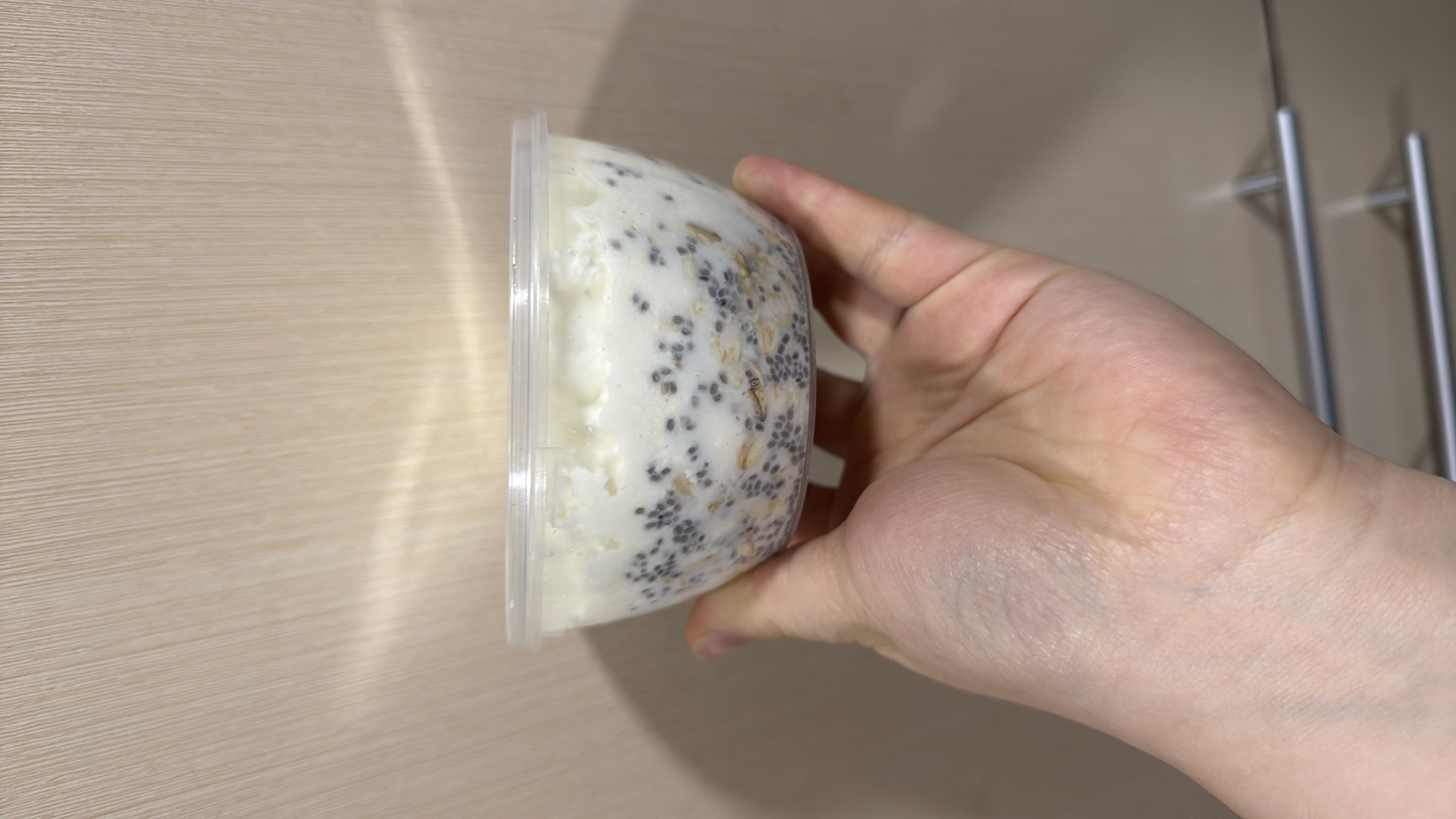 Творожный десерт с чиа