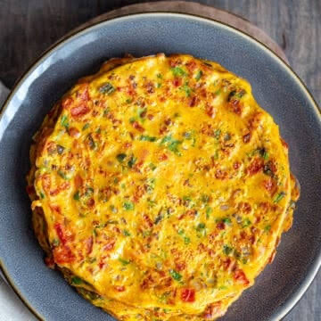 Vegetable Chickpea Pancake
