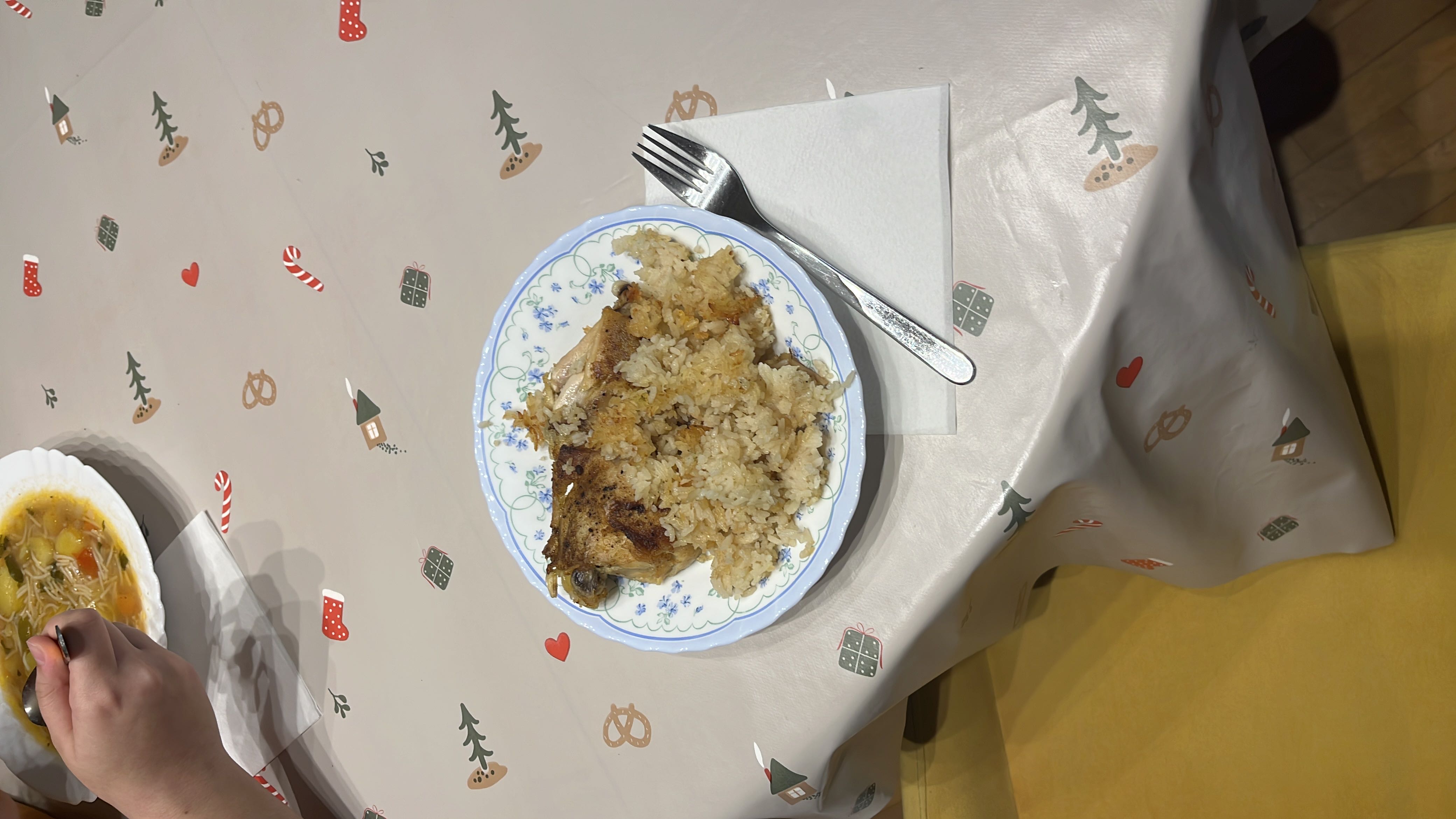 Пиле с ориз