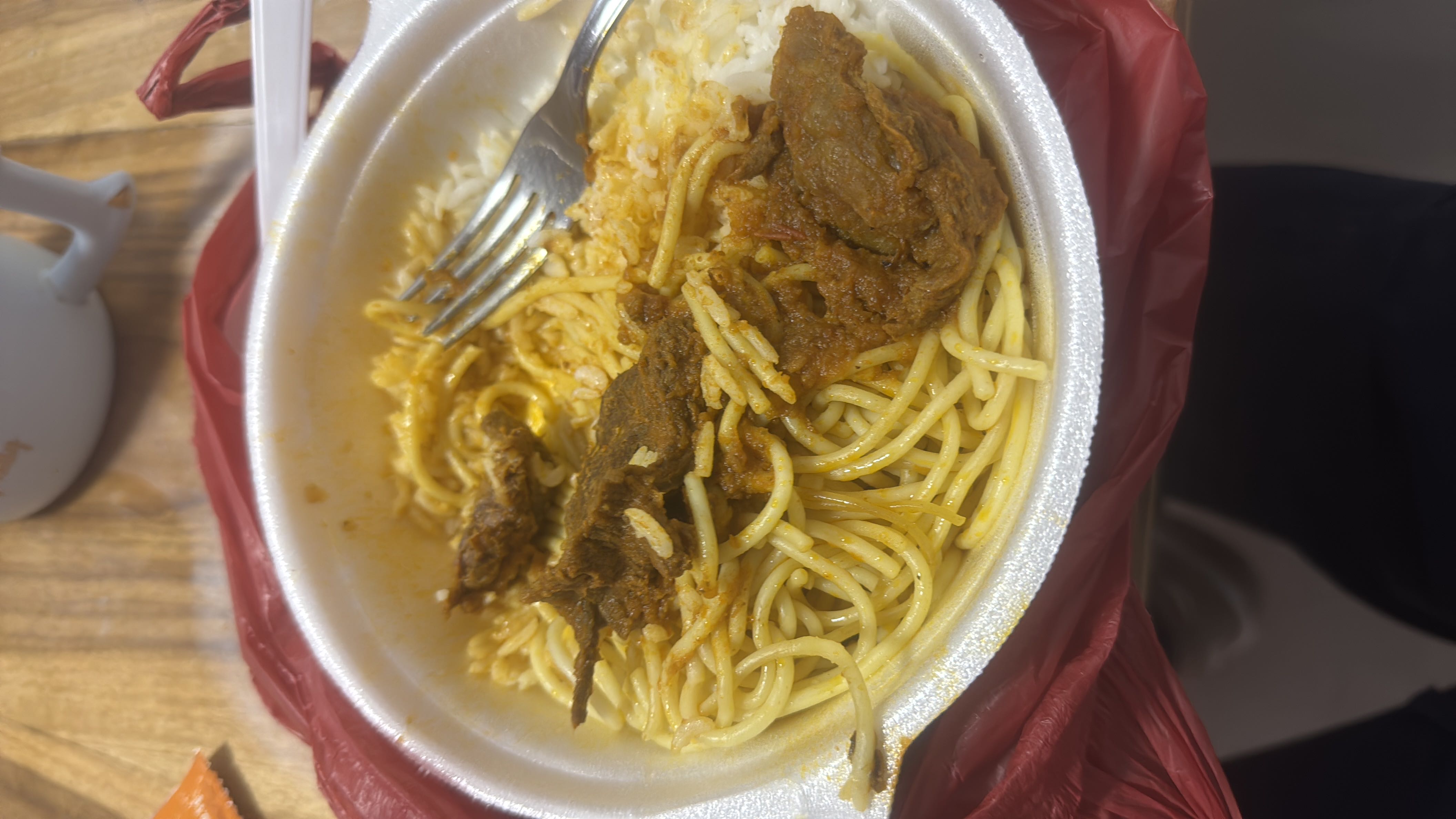 Espaguetis con carne