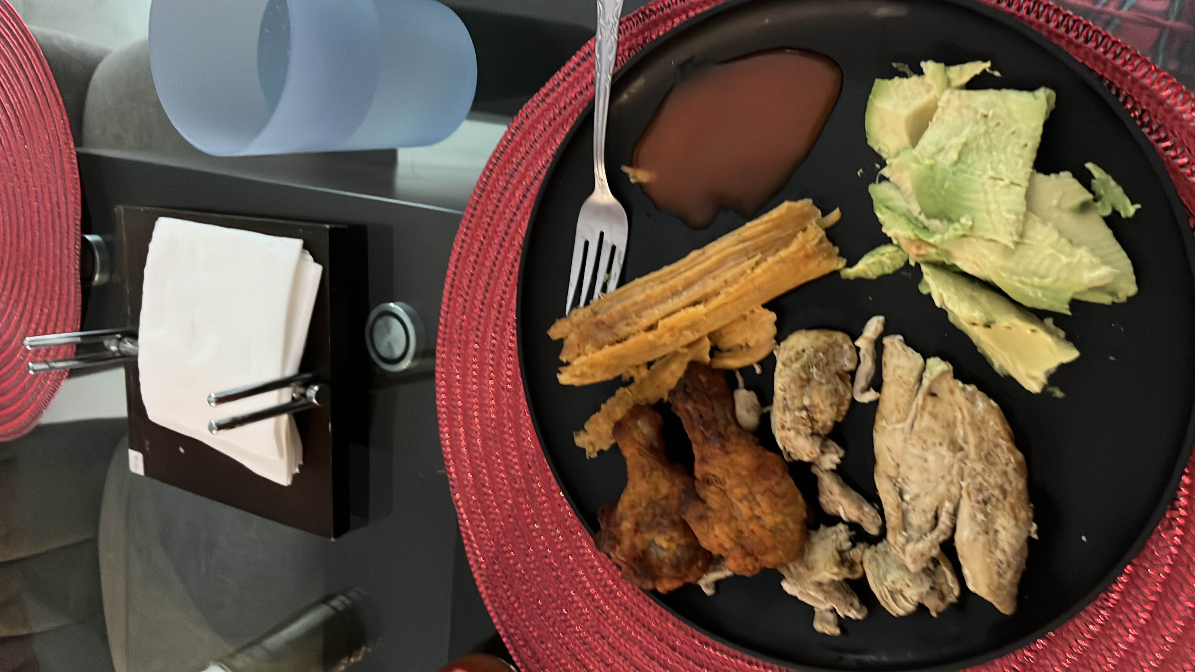 Plato variado con tamal