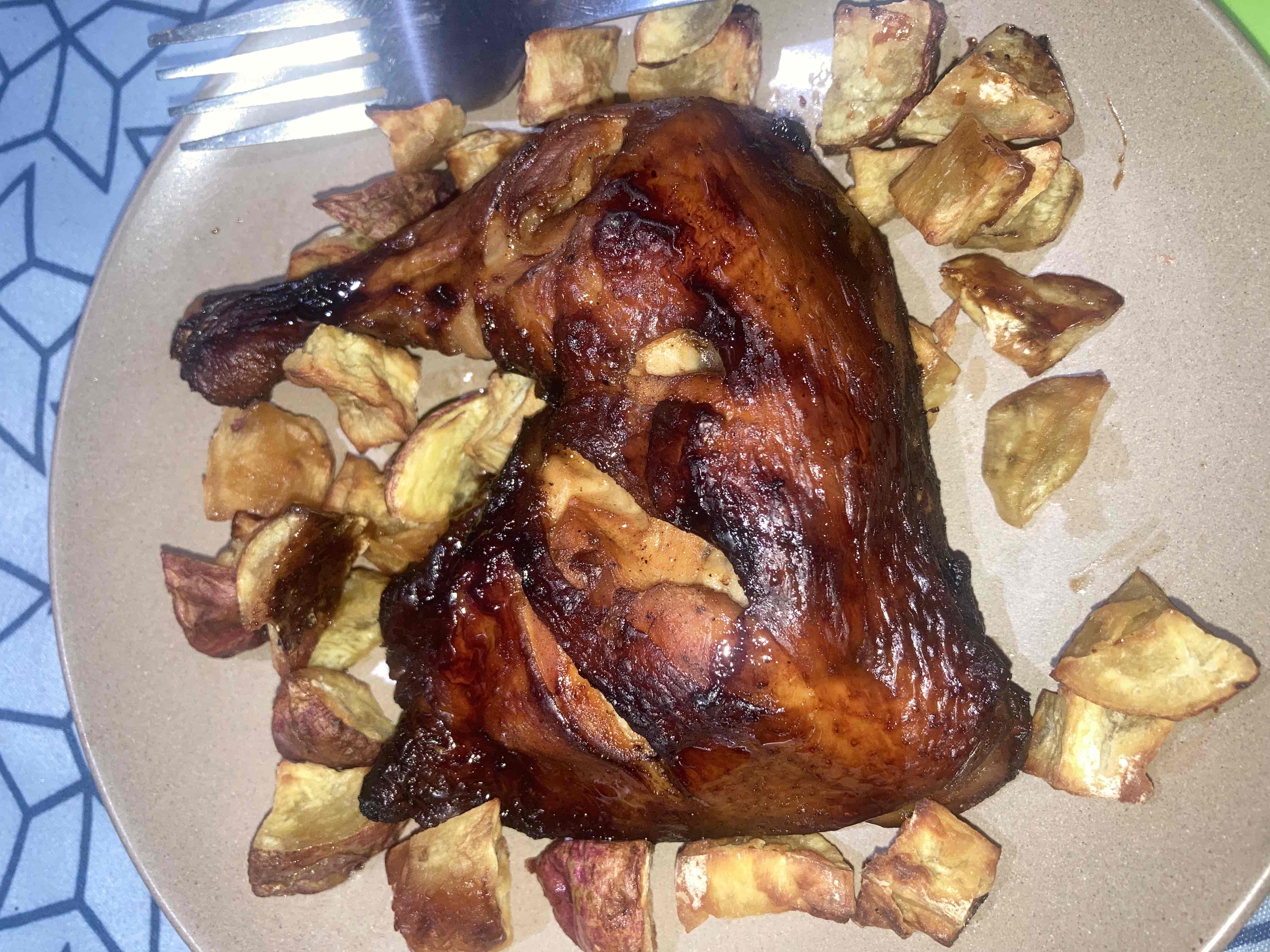 Roasted Chicken with Sweet Potato