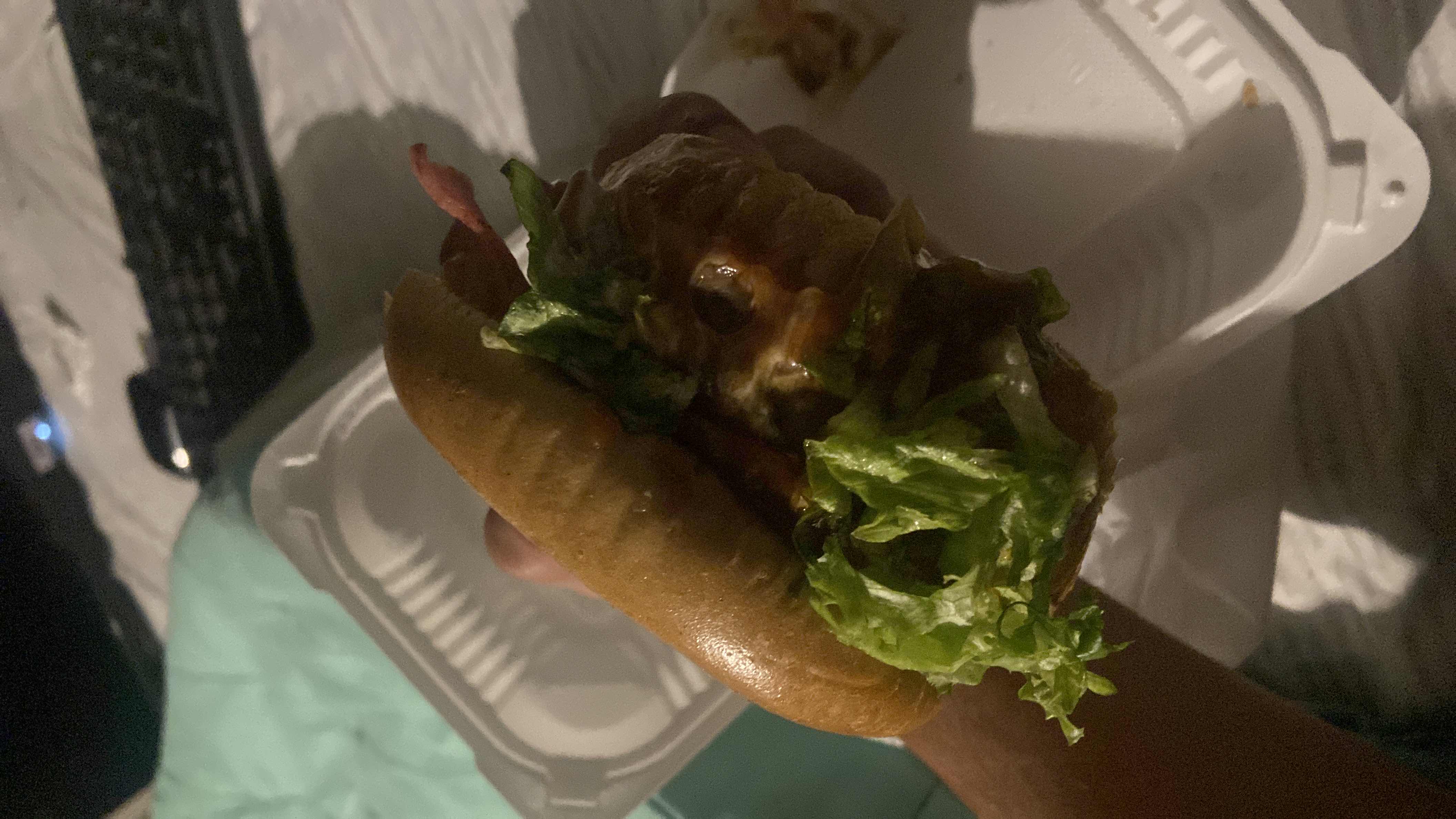 Hamburguesa con tocino