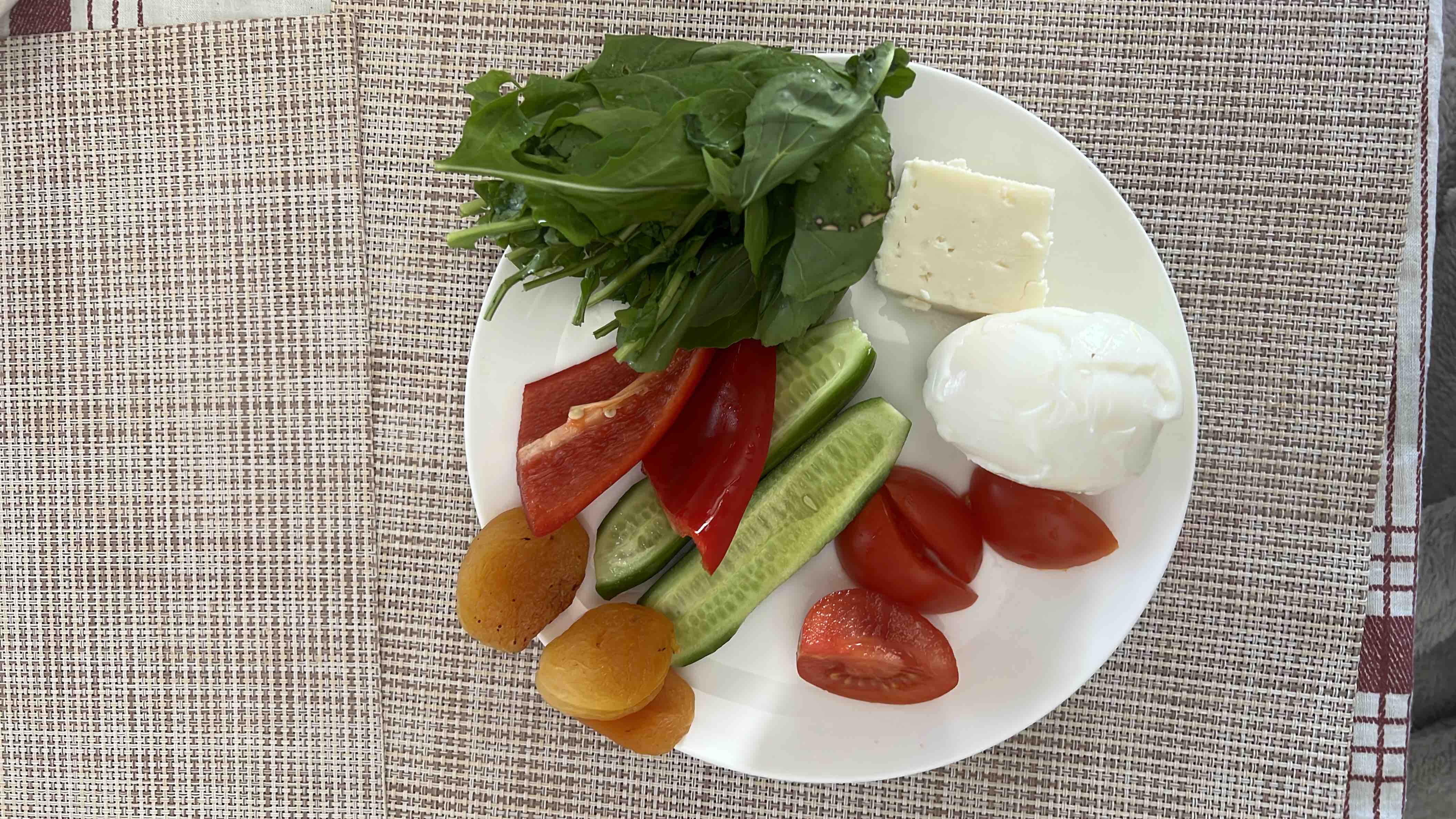 Sağlıklı Kahvaltı Tabağı