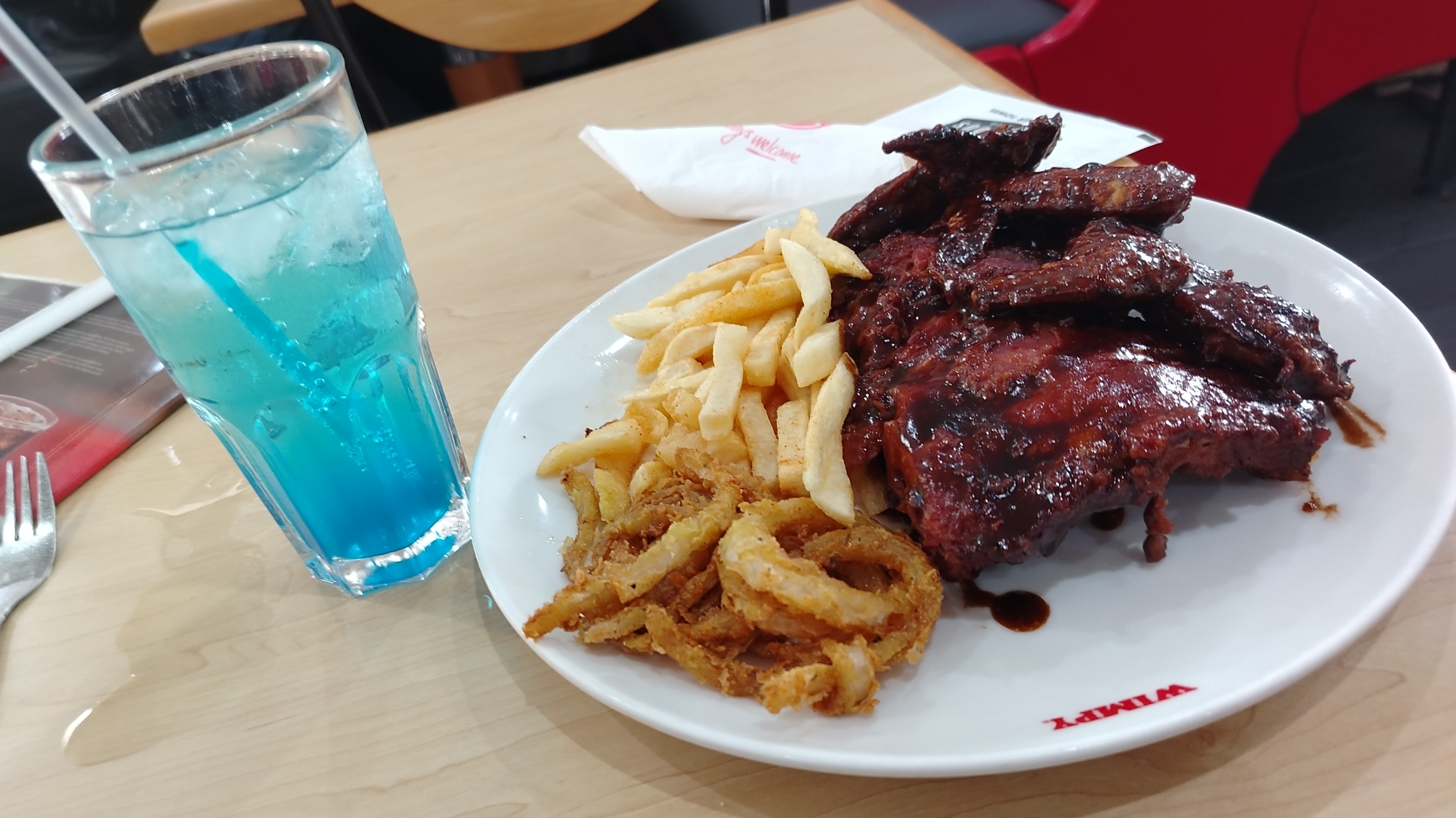 BBQ Ribs with Fries