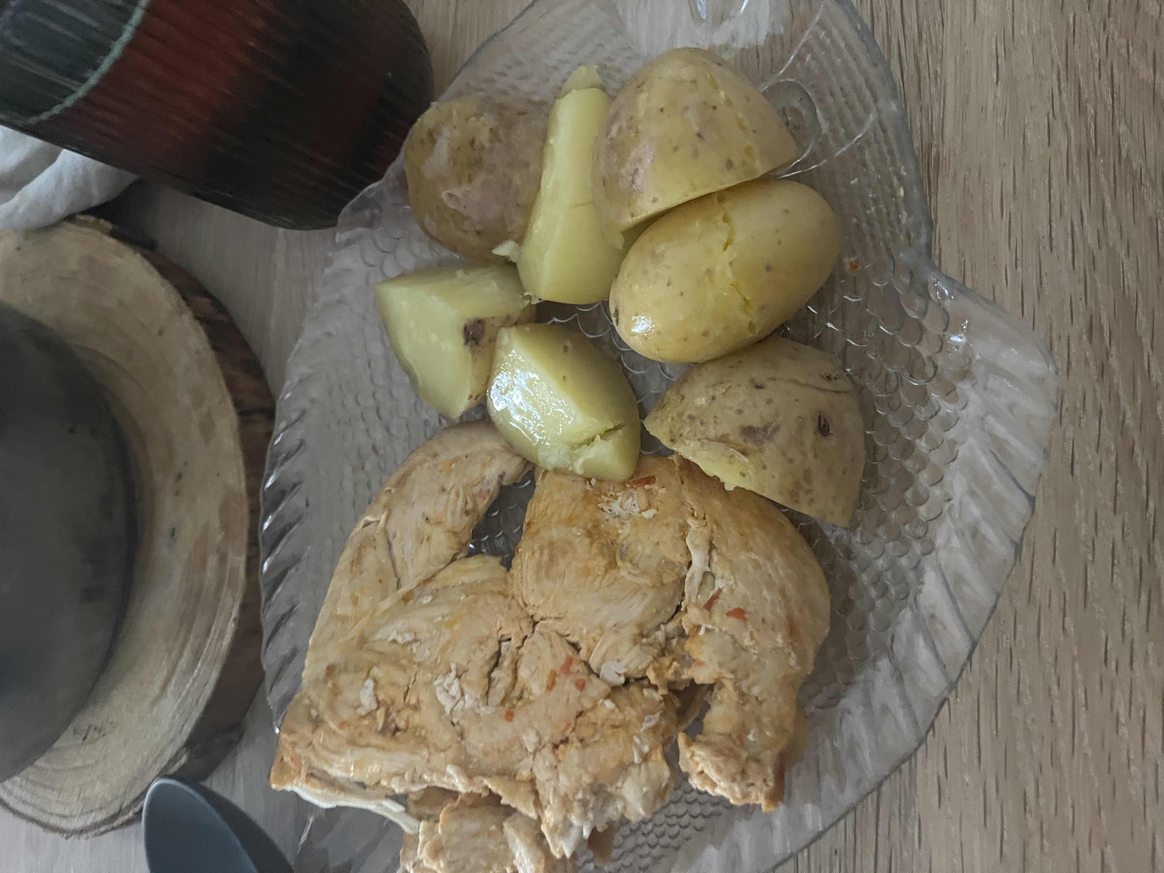 Kuřecí prsa s brambory