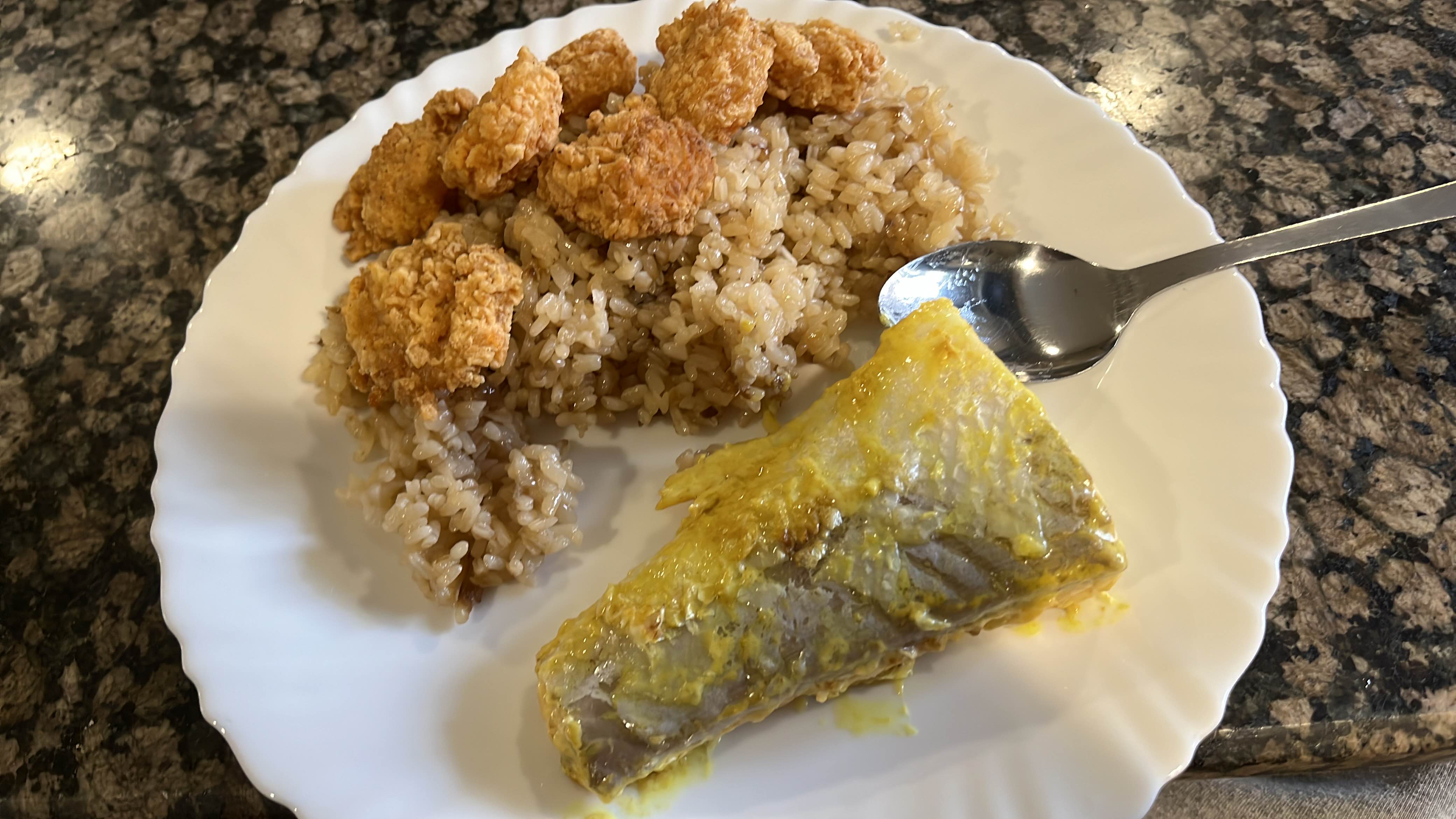 Fried Chicken with Rice