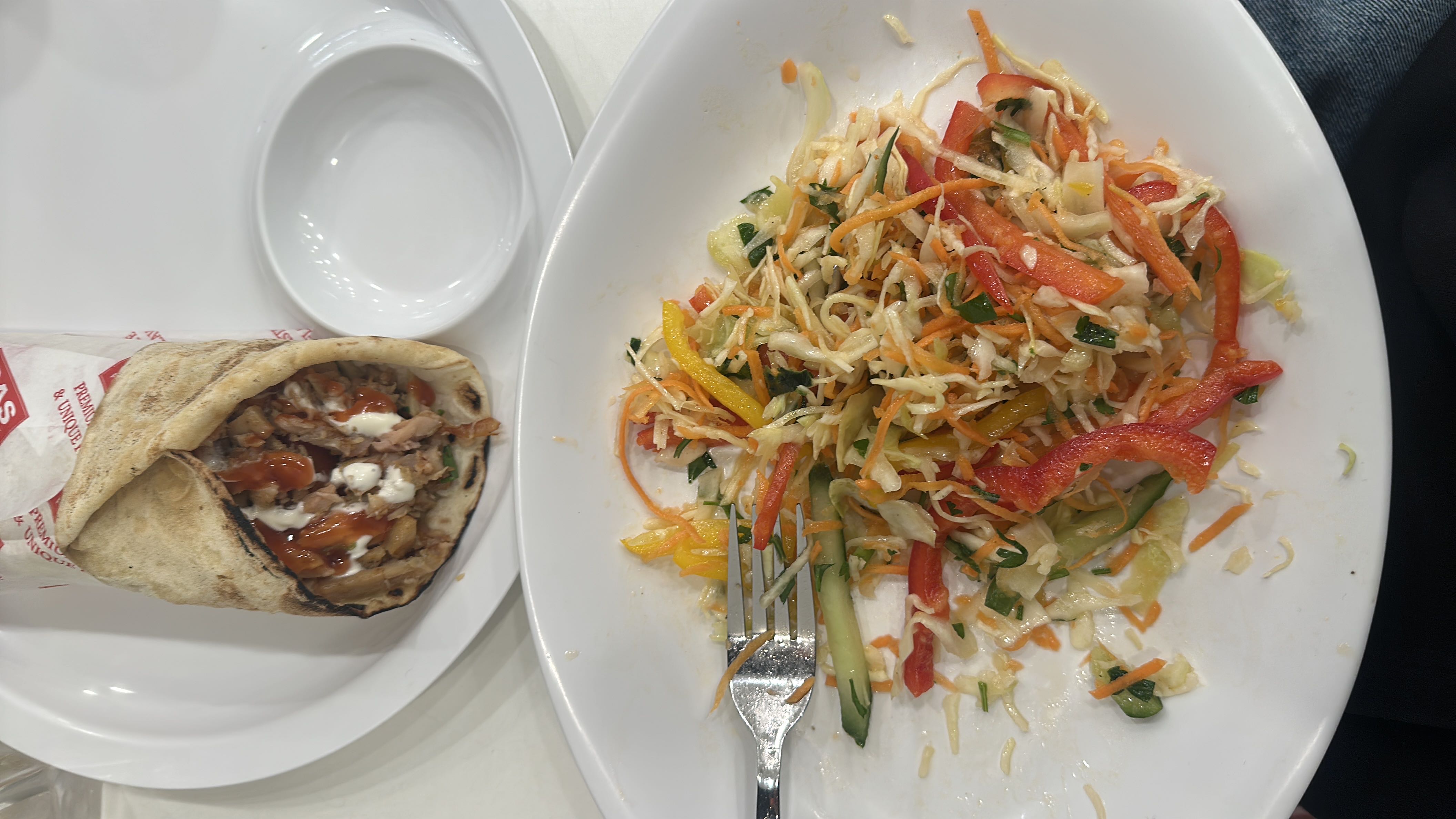 Shawarma with Salad