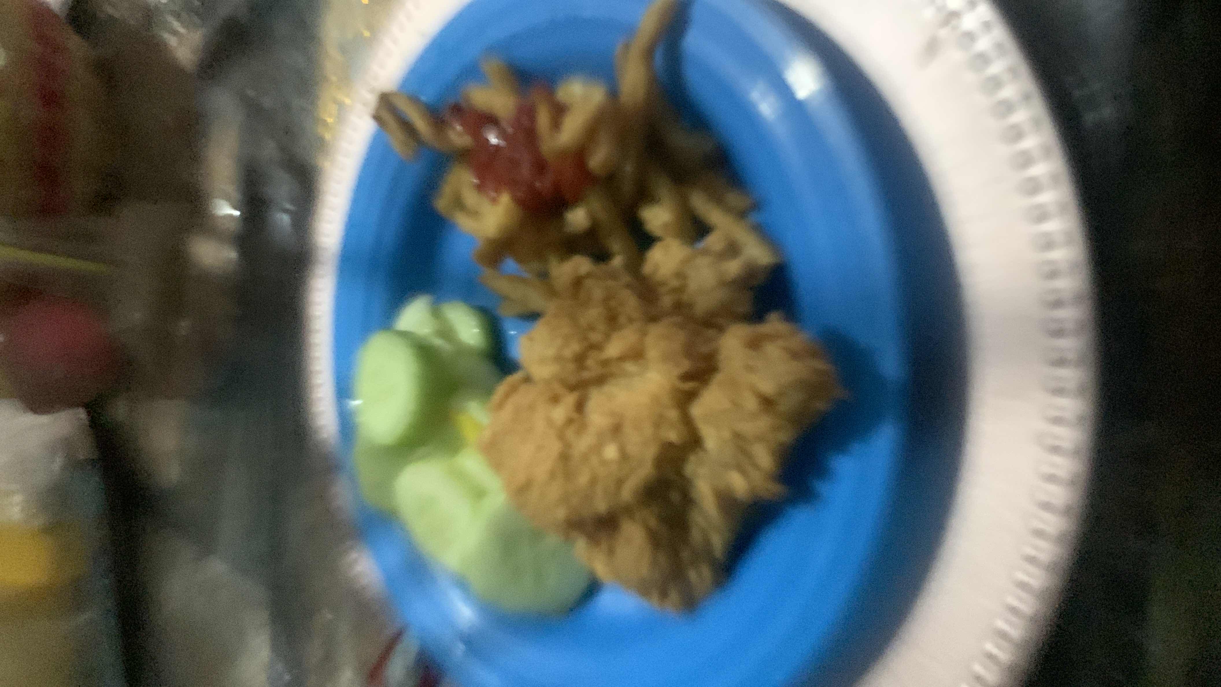 Pollo frito con papas