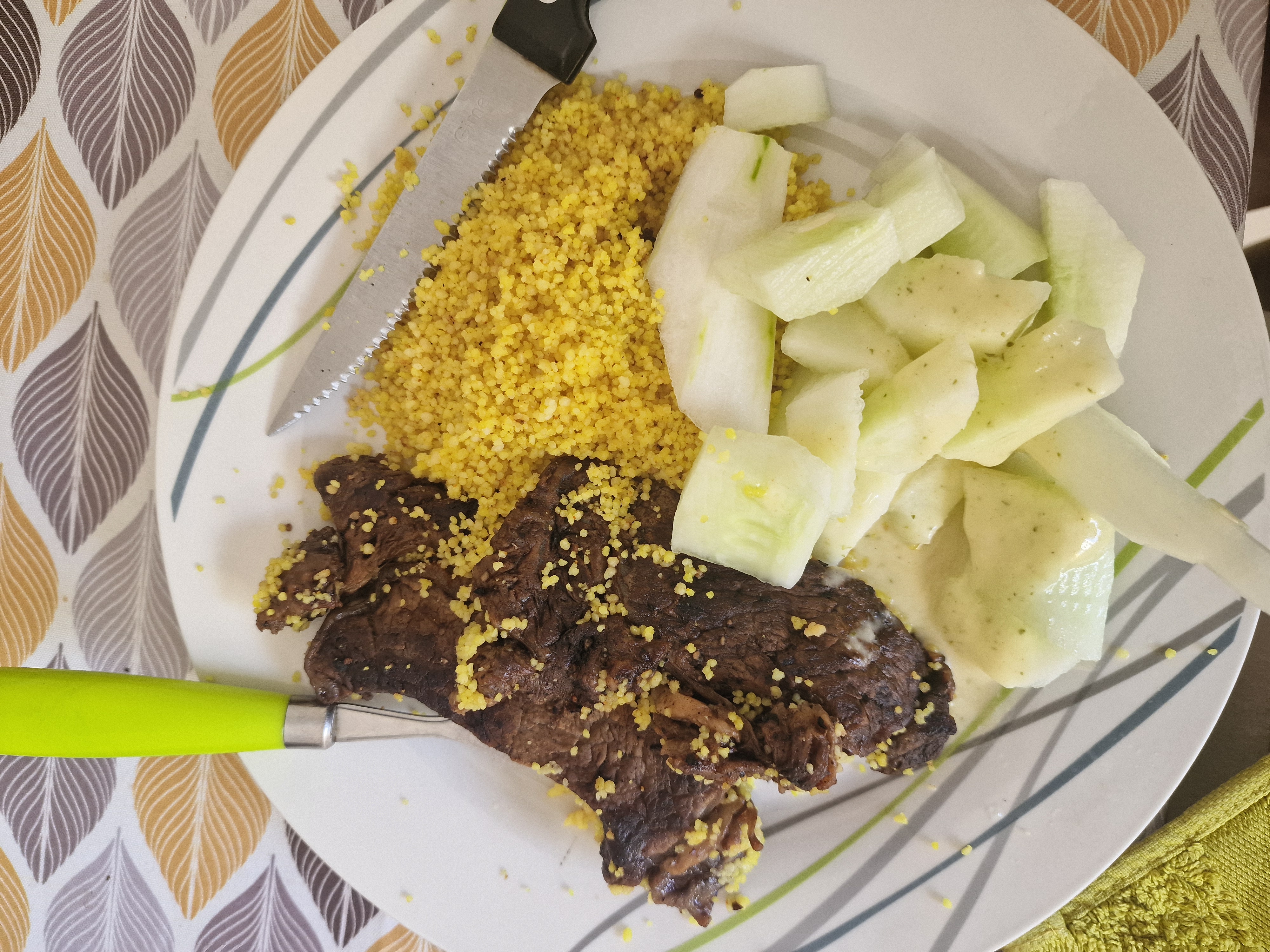 Couscous avec viande grillée