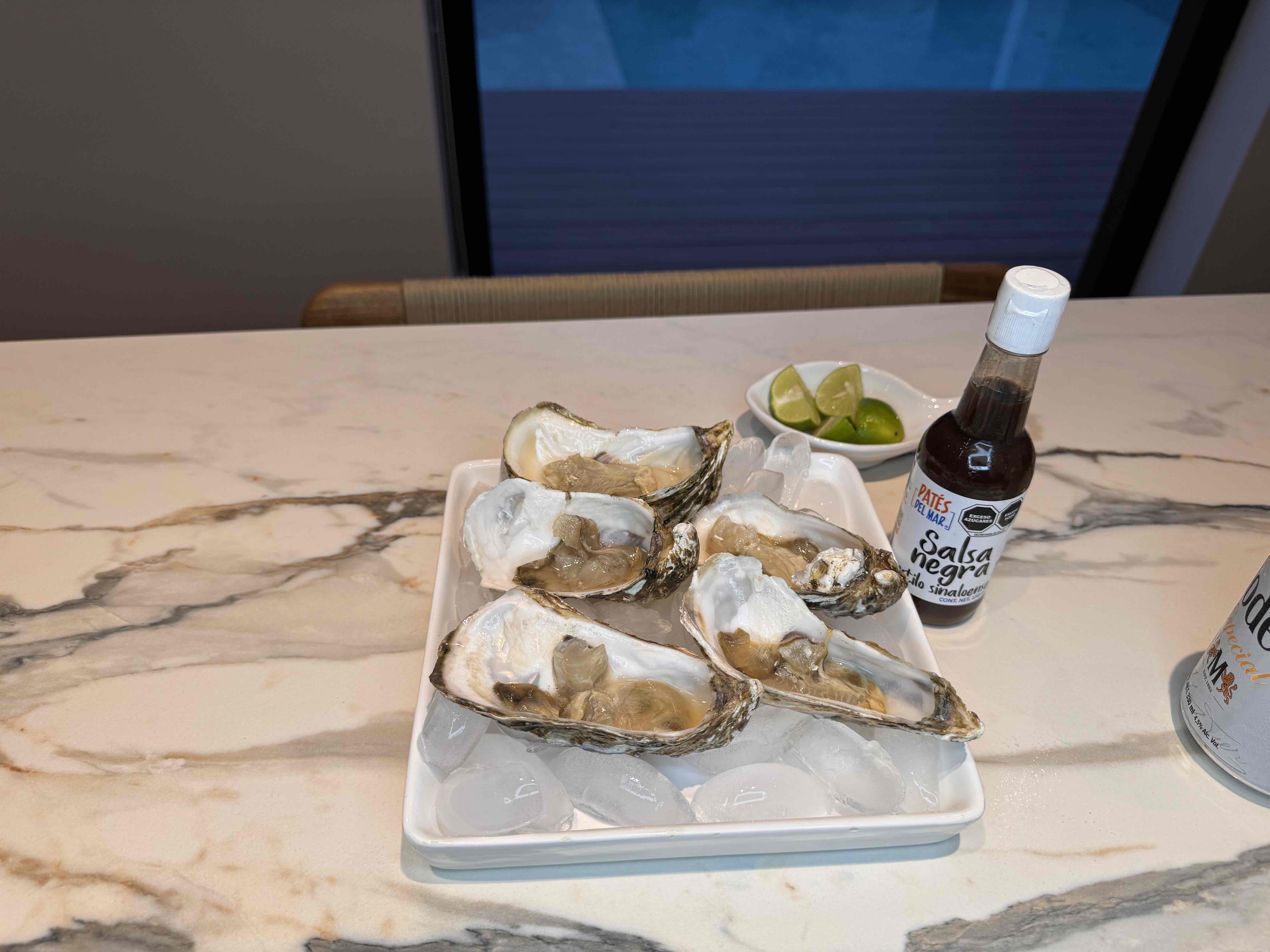 Ostras frescas