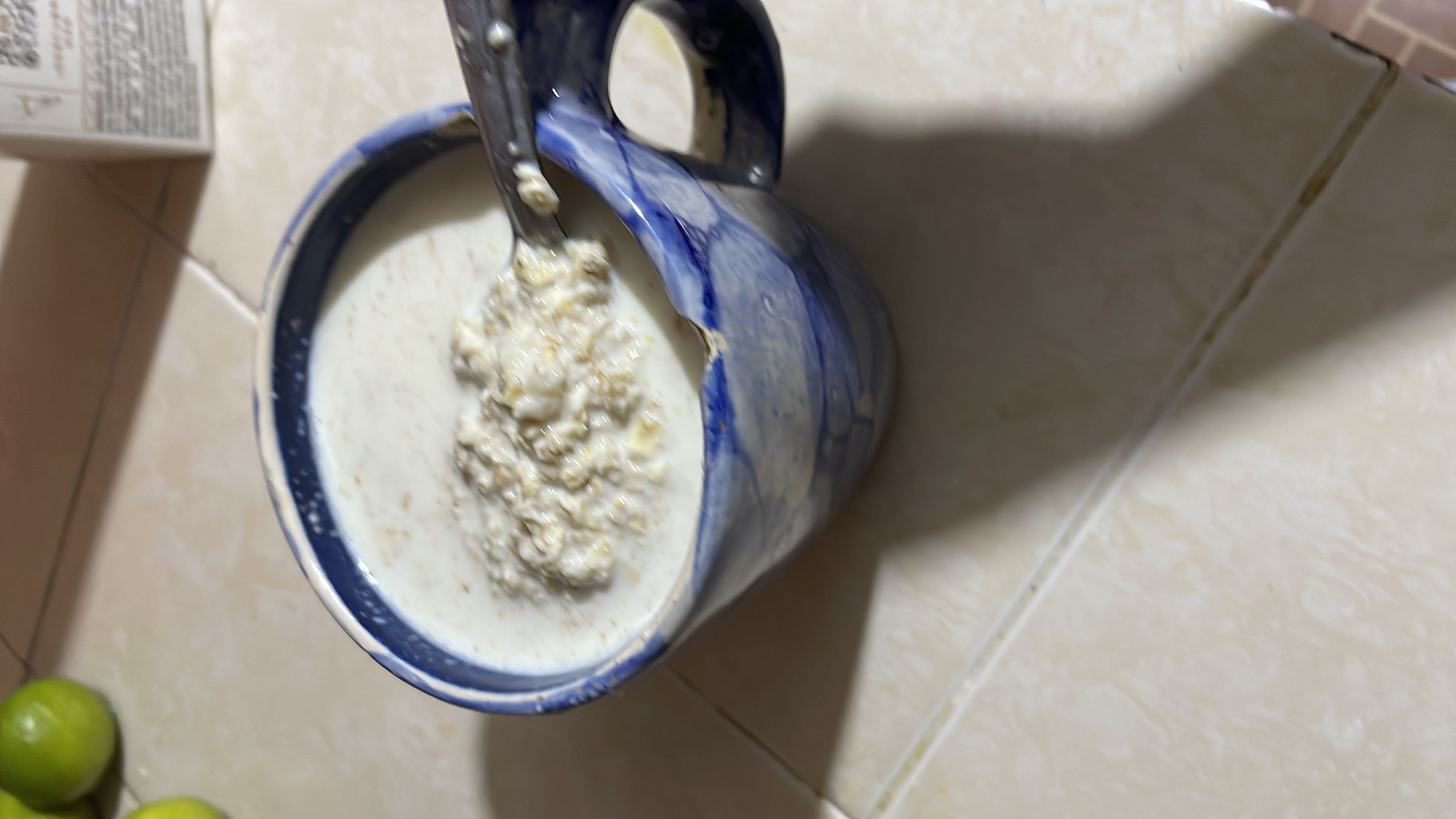 Avena con leche