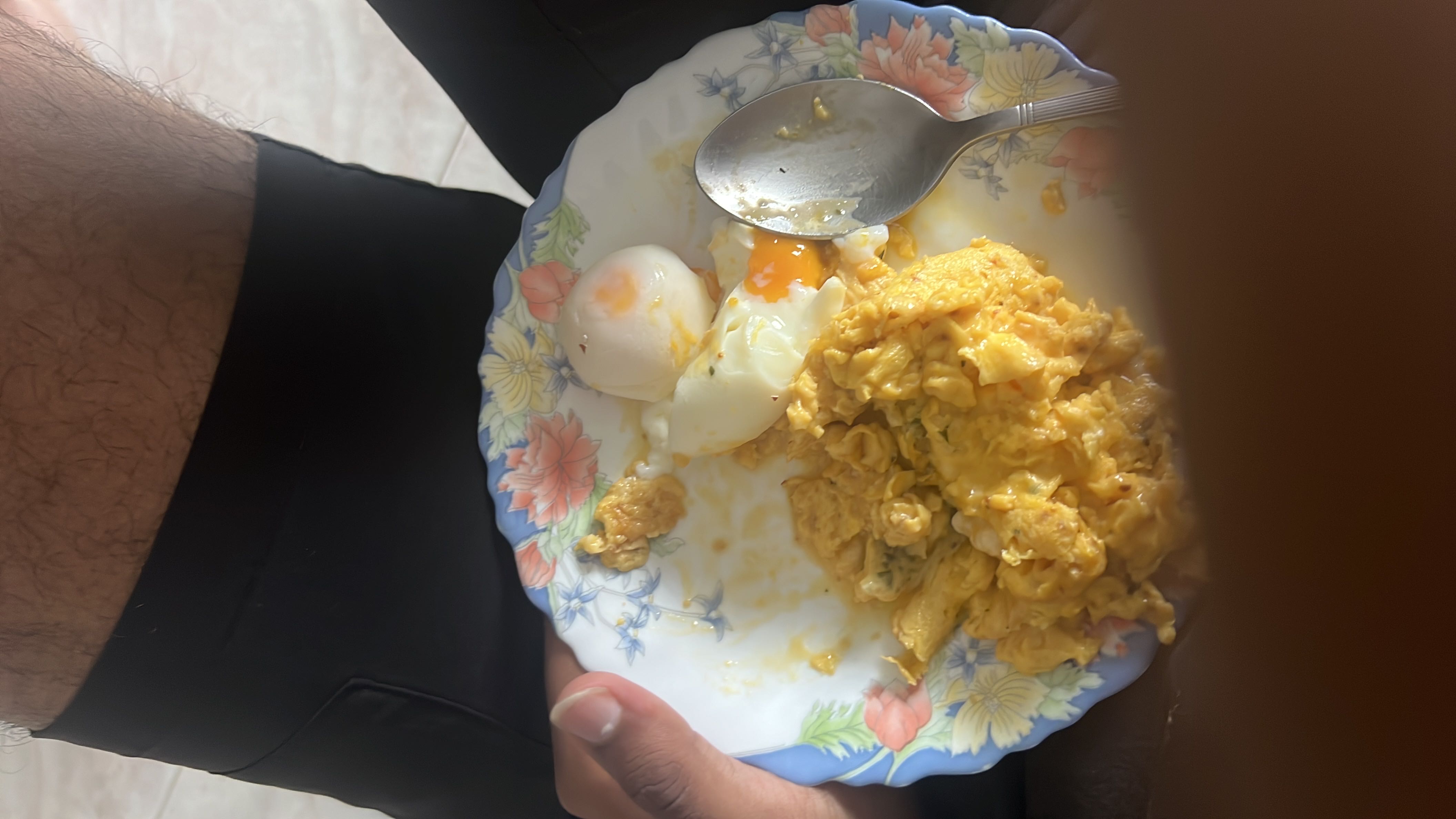 Scrambled and Poached Eggs