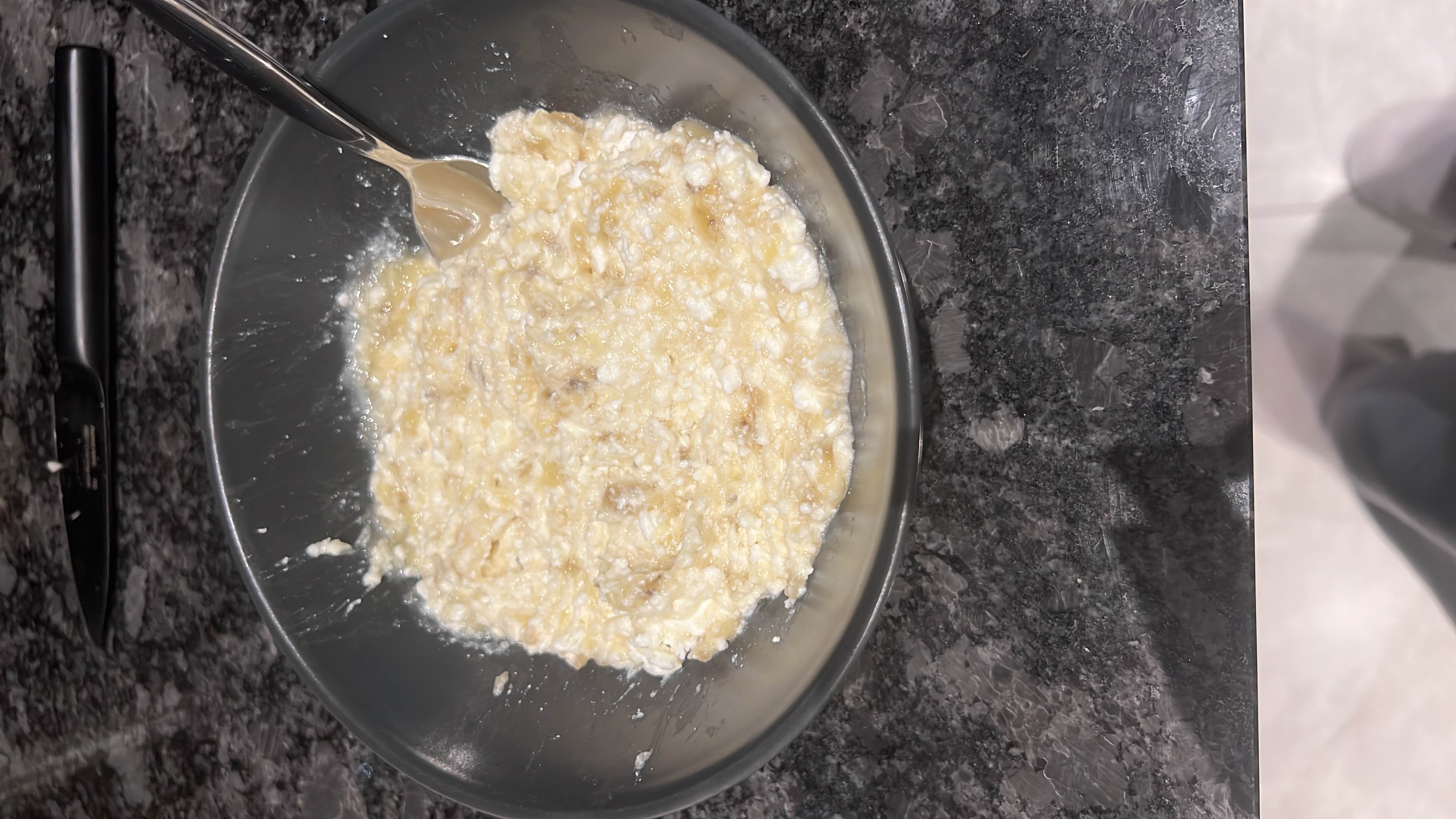 Cottage Cheese Banana Mix