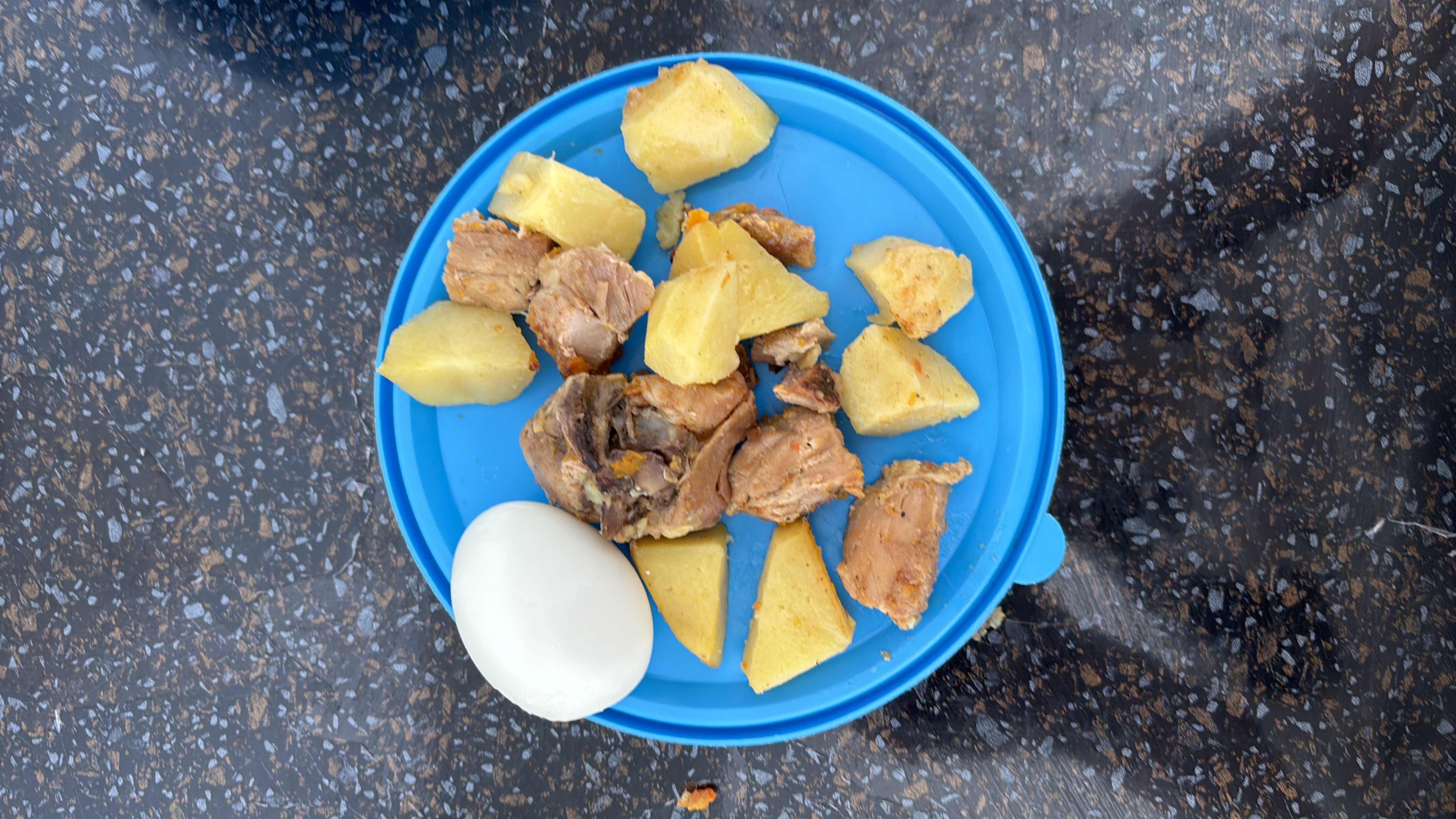 Курица с картофелем