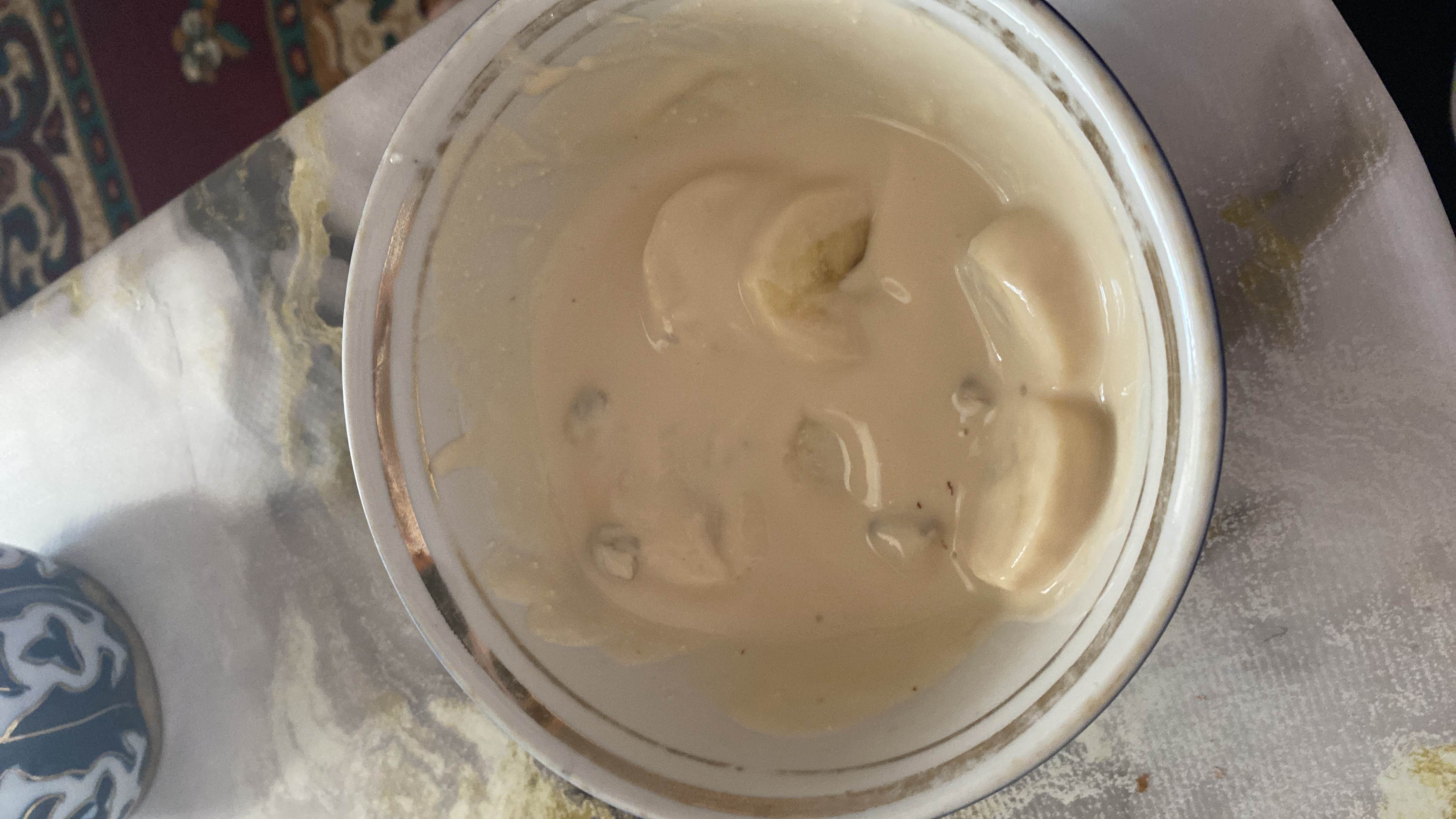 Йогурт с бананом