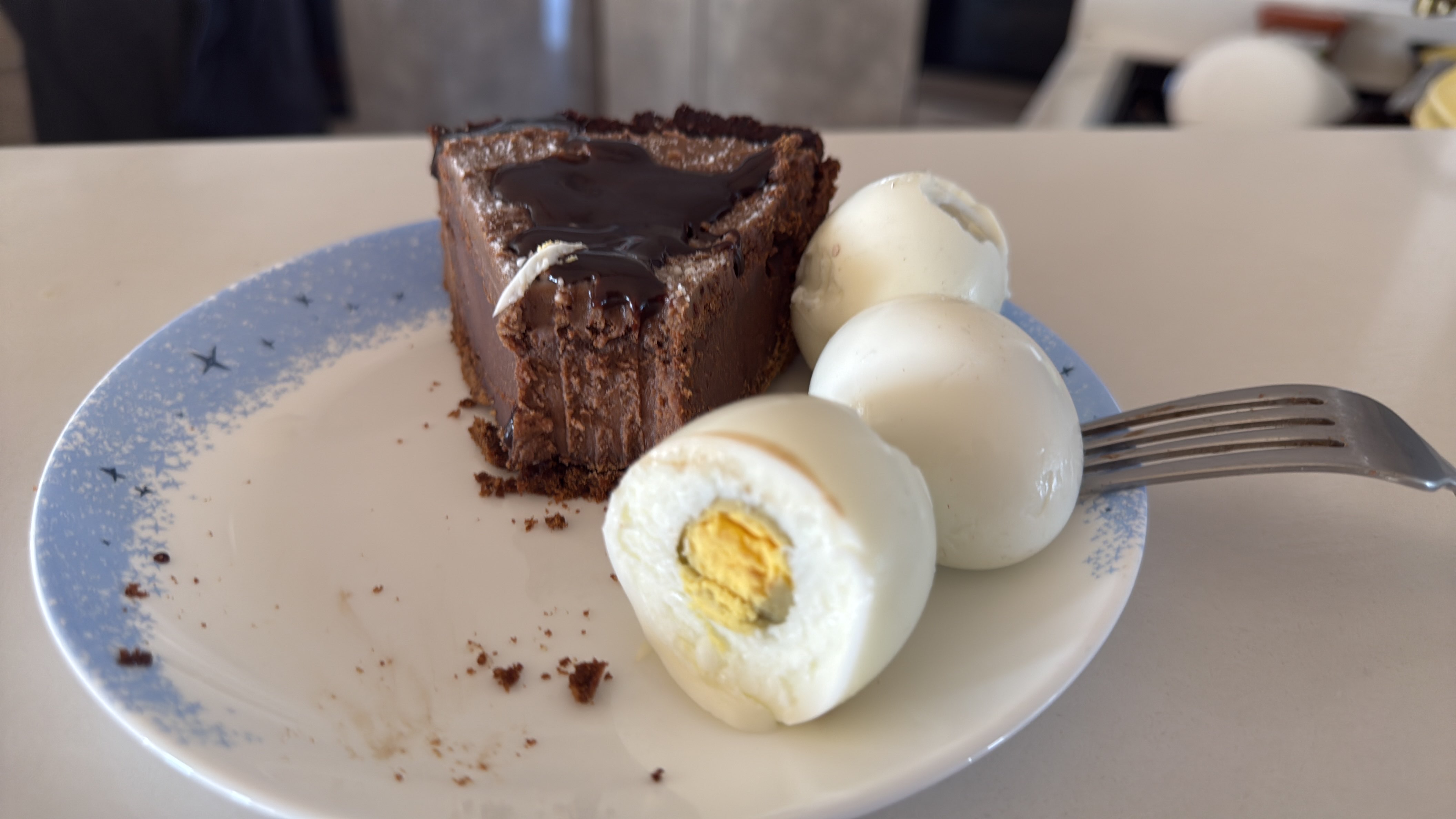Chocolate Cake with Eggs