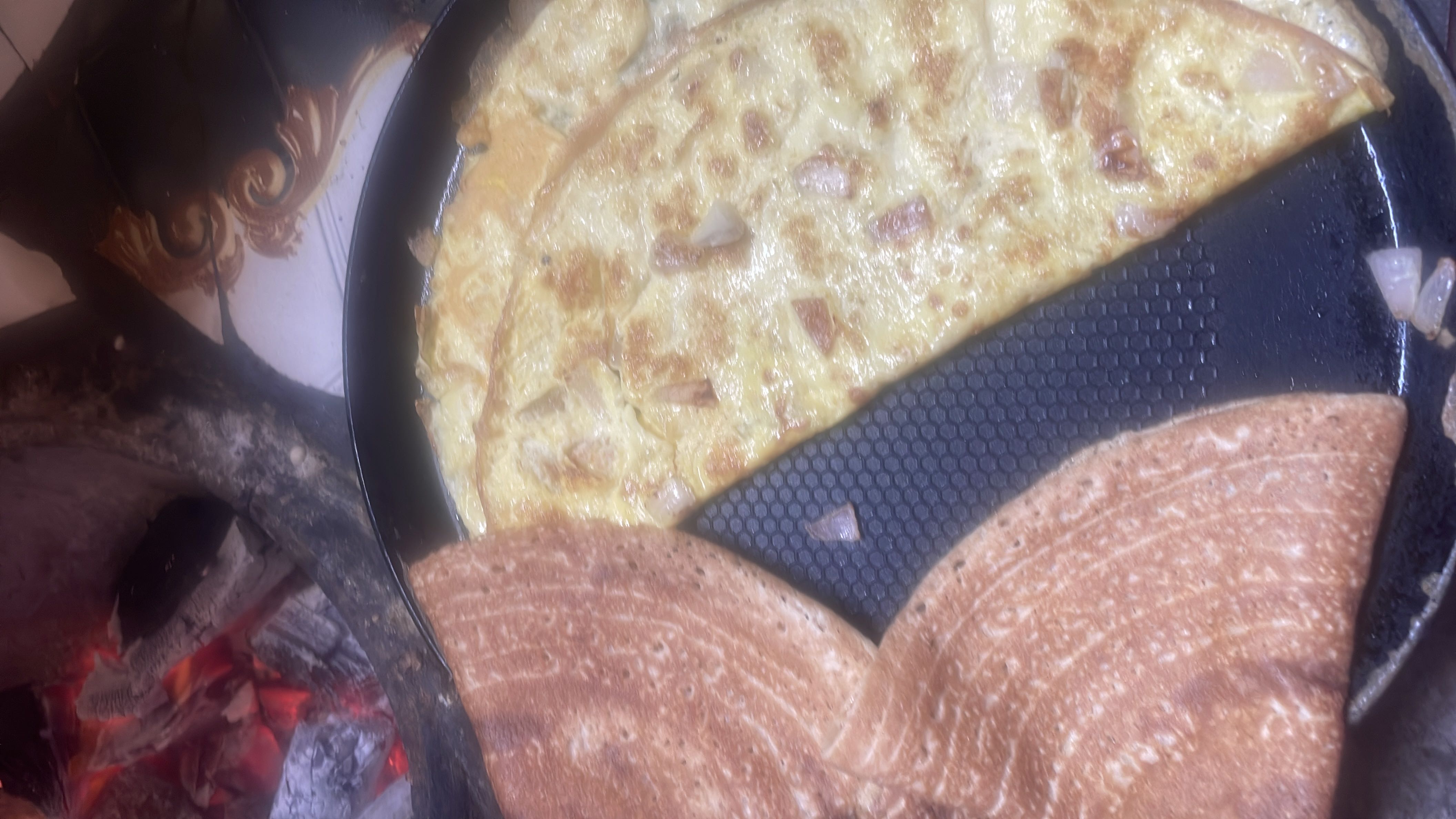 Omelette with Dosa