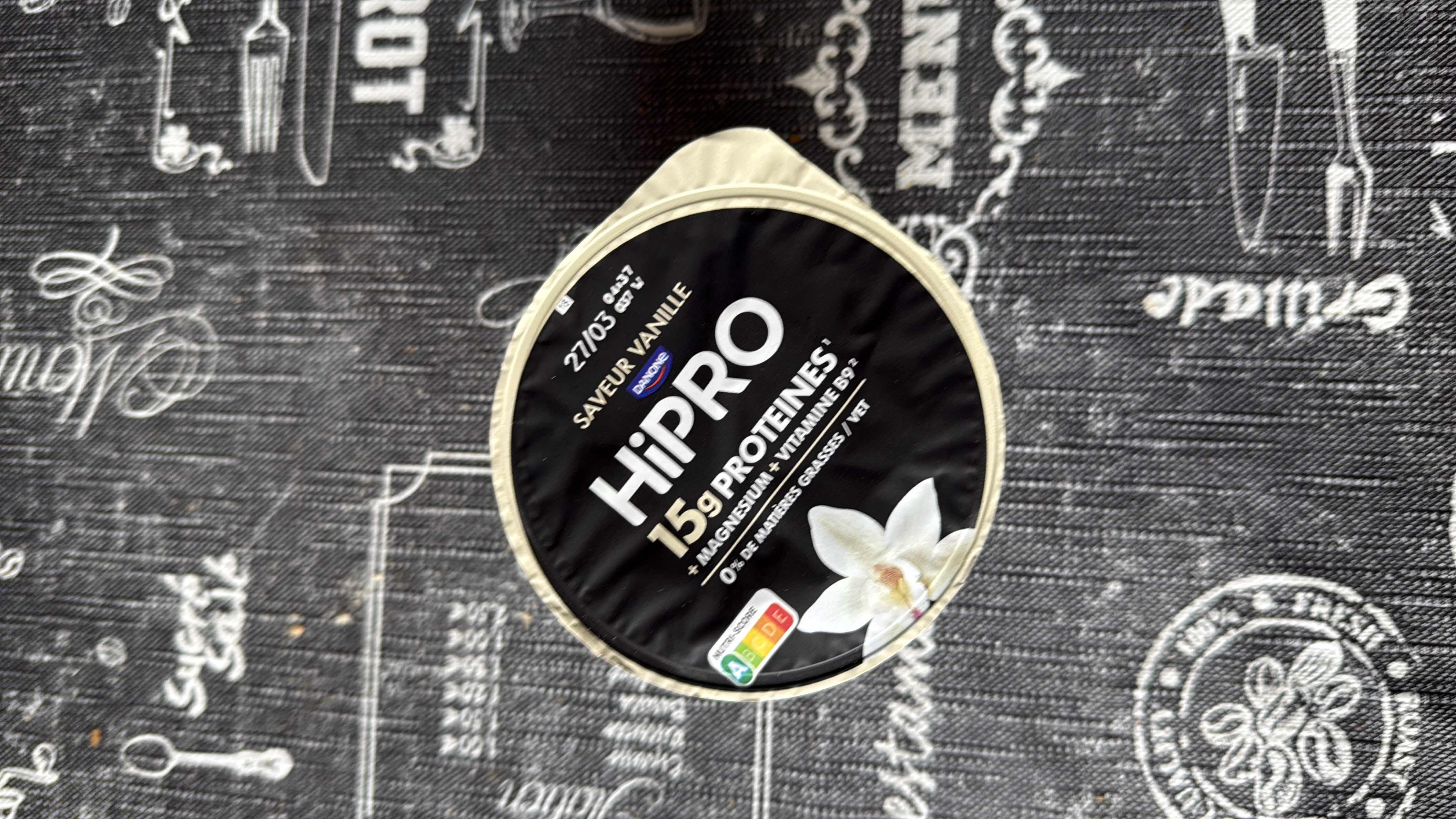 Yaourt protéiné vanille