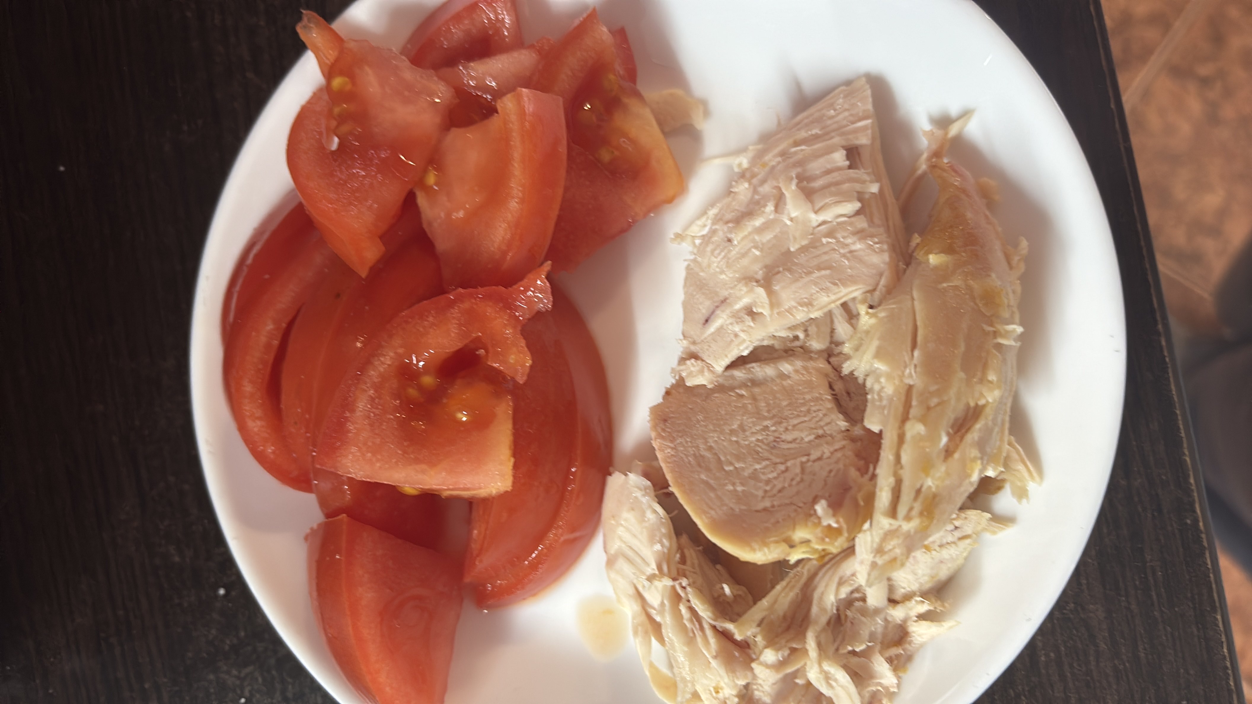 Пилешко с домати