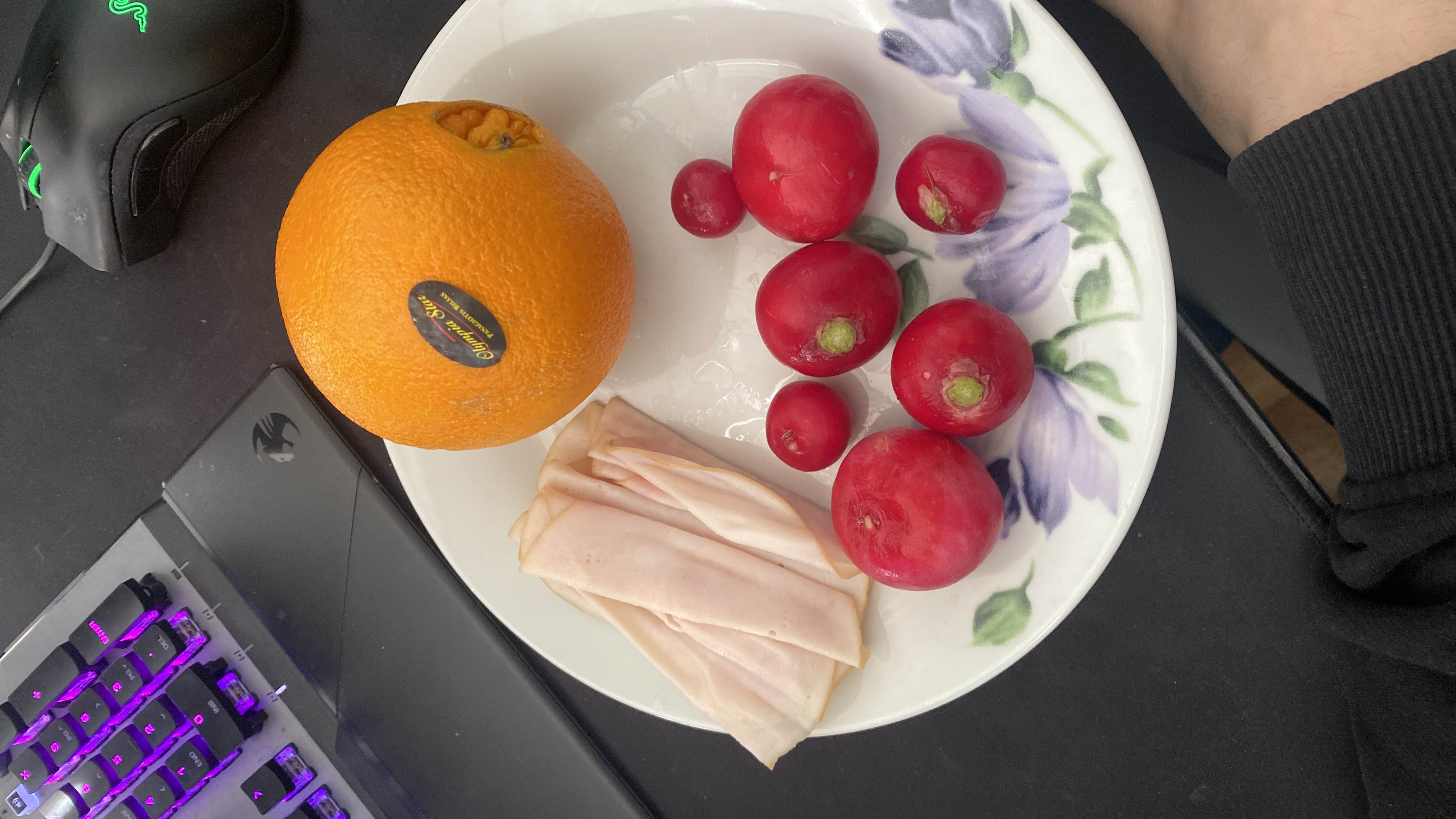 Turkey and Veggies Plate