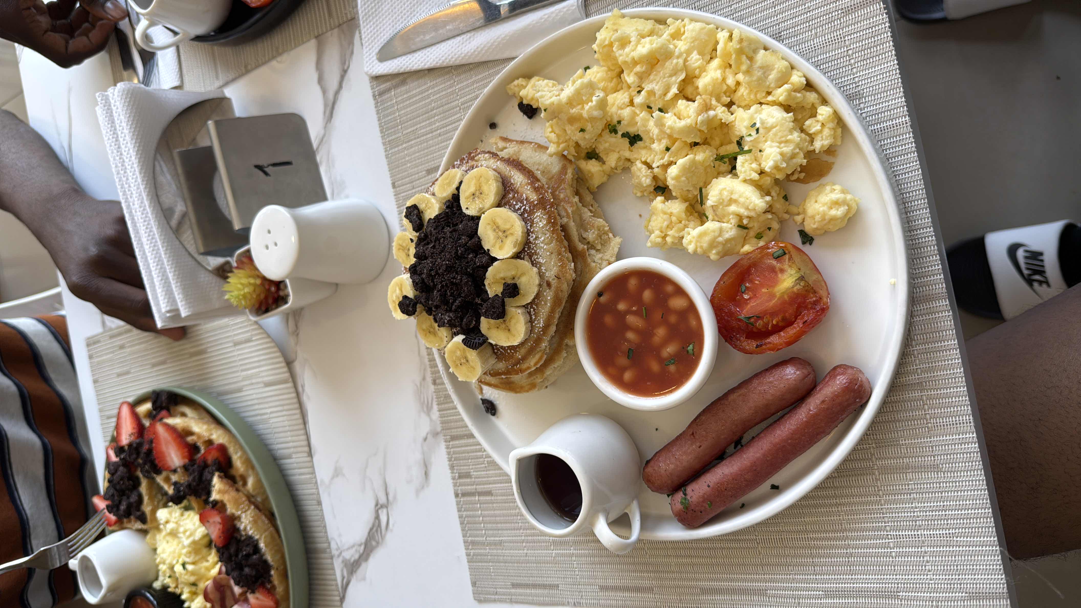 Pancake Breakfast Platter