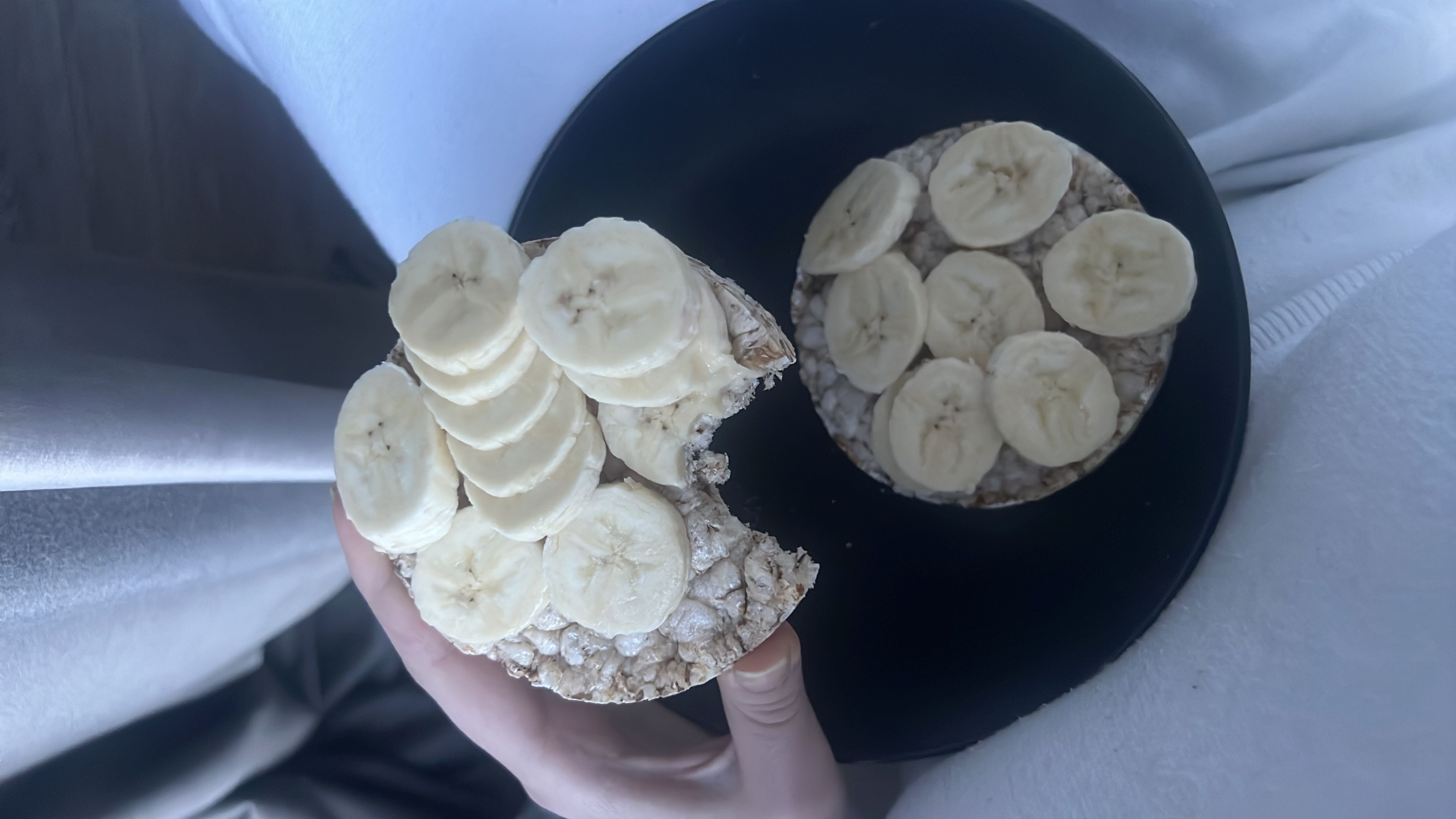 Rice Cakes with Banana