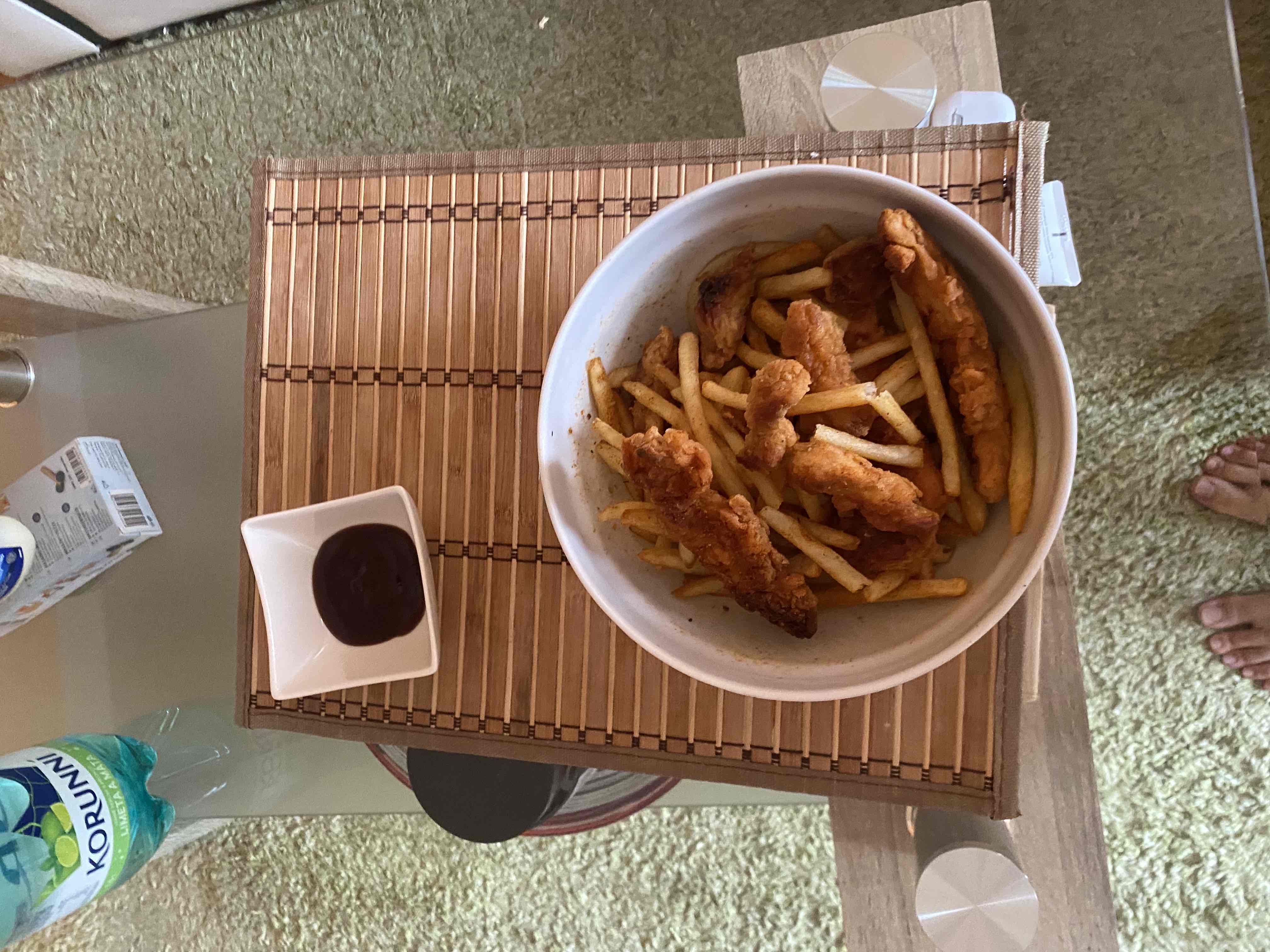 Fried Chicken with Fries