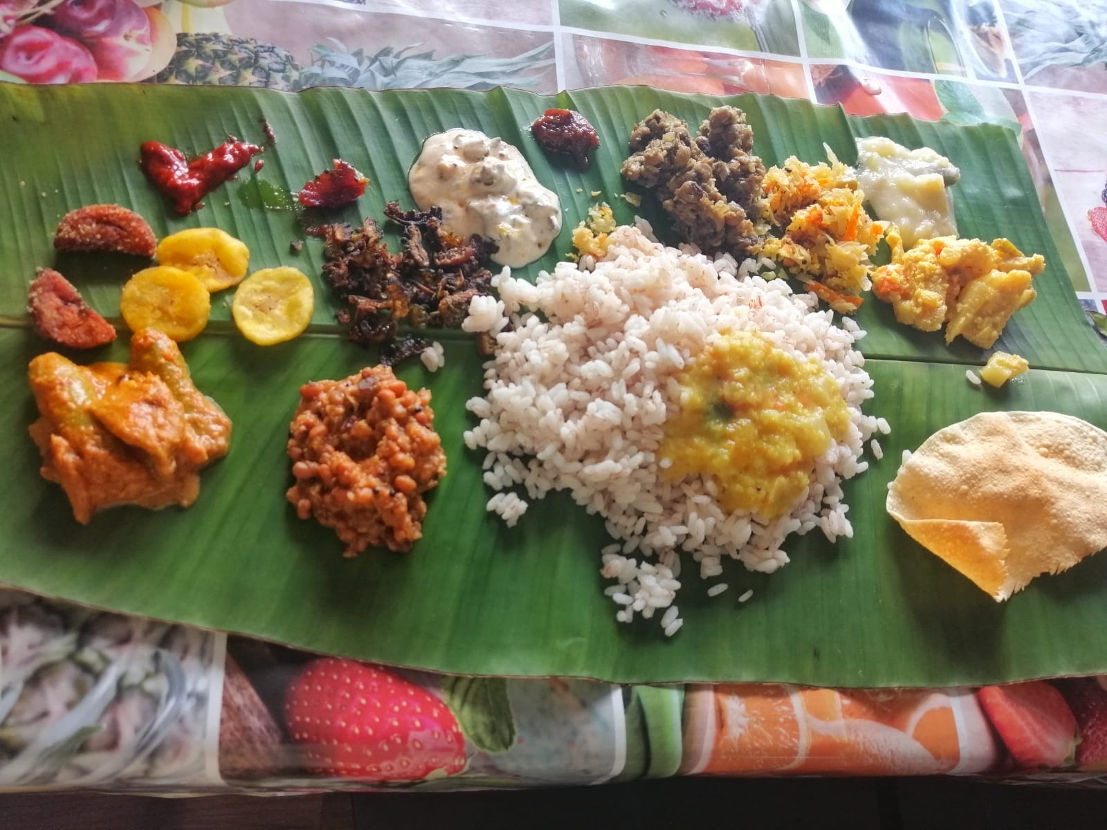 South Indian Banana Leaf Meal