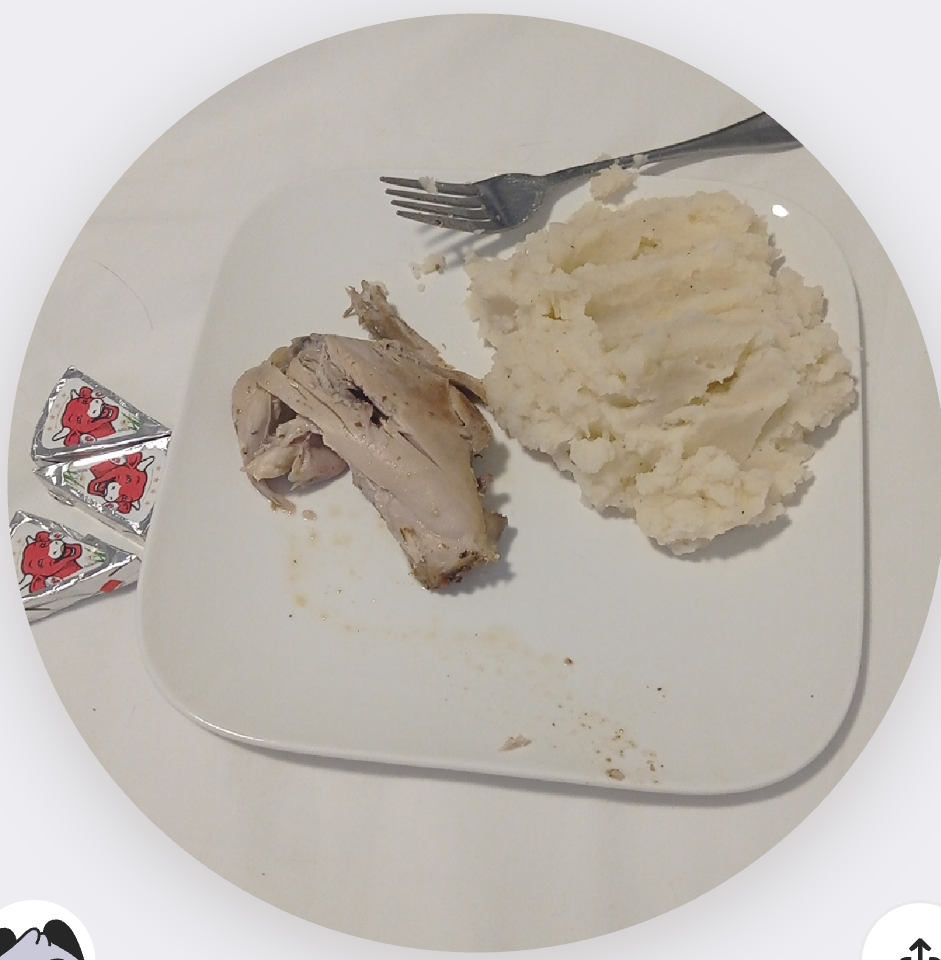 Chicken with Mashed Potatoes