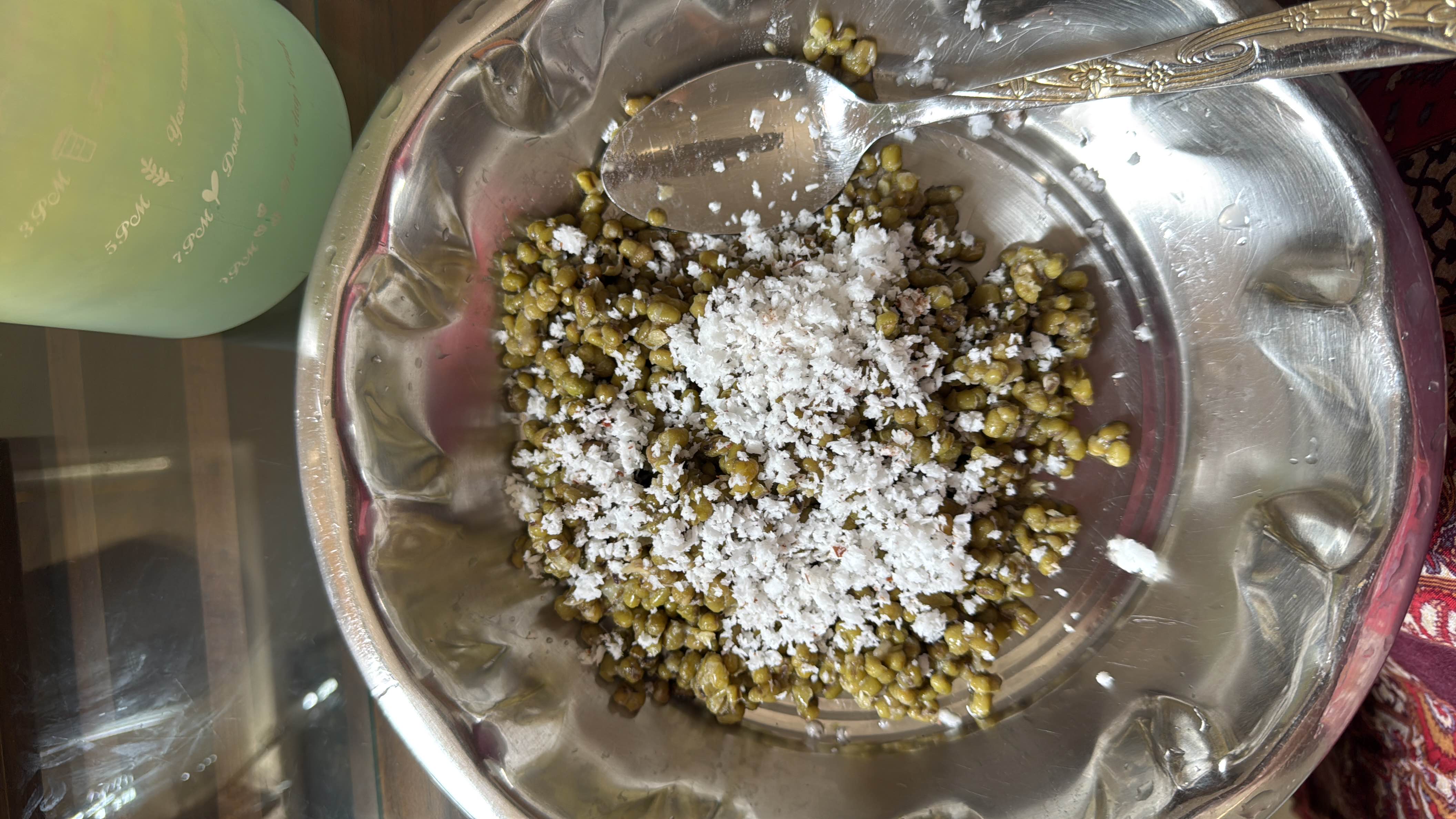 Green Gram with Coconut