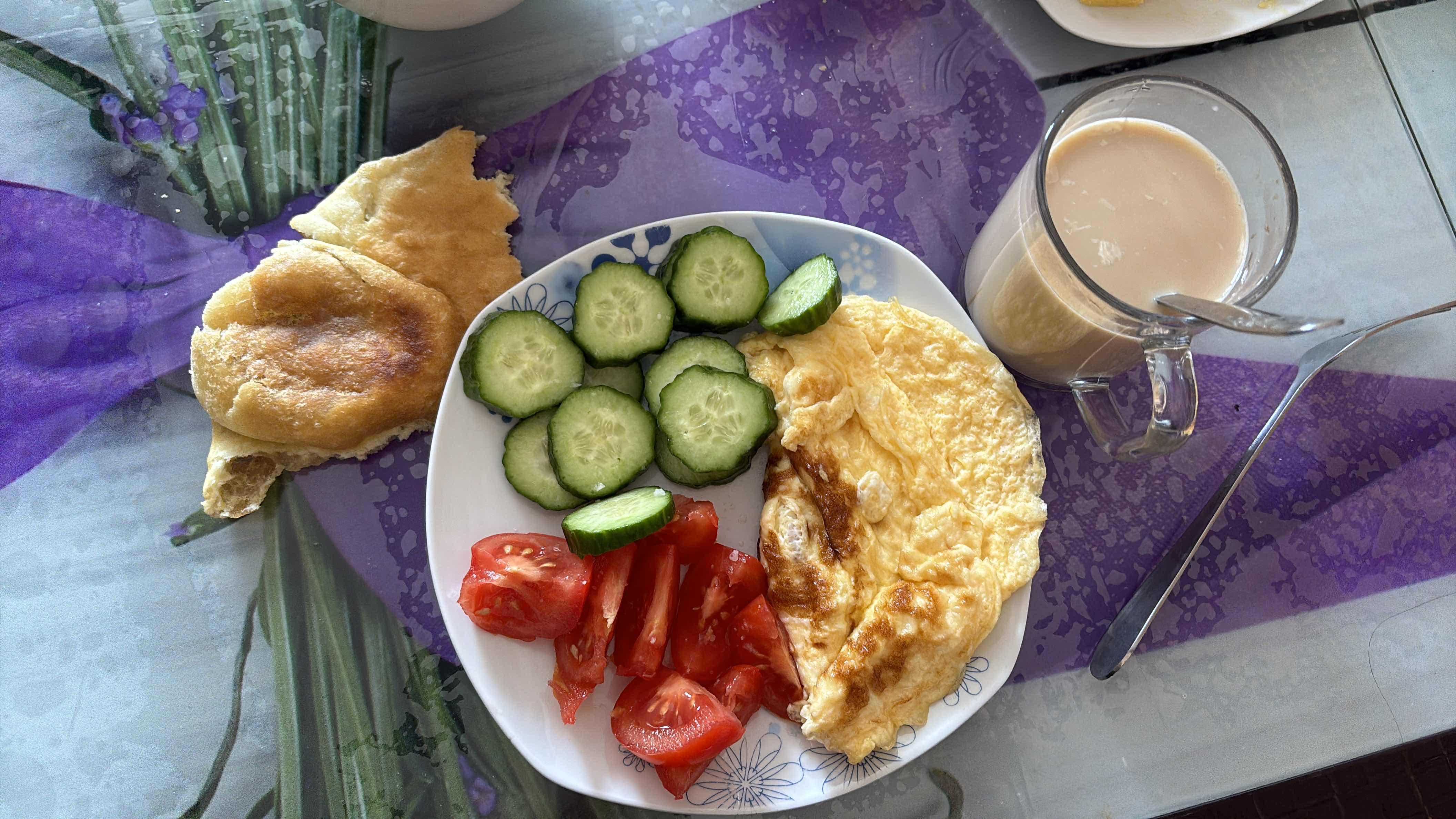 Омлет с овощами